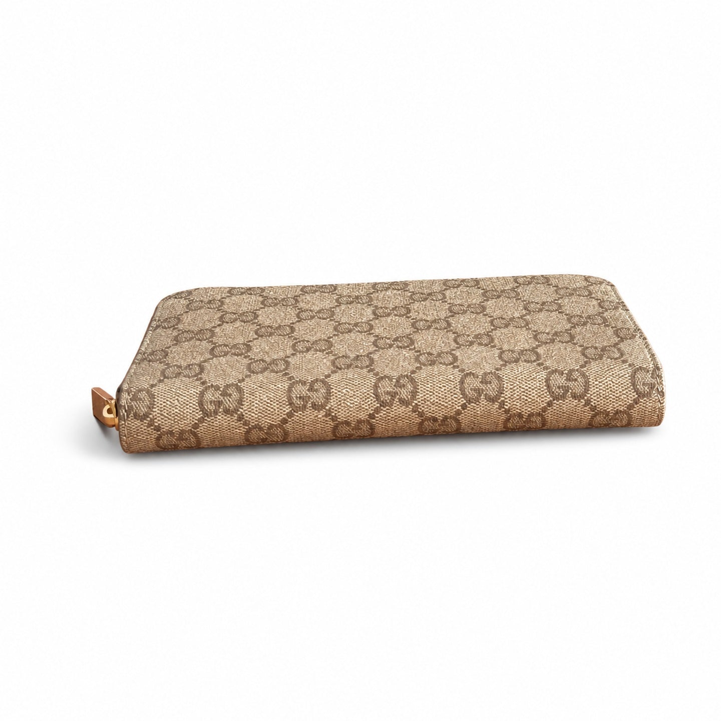 Gucci Canvas Leather Black Brown Wallet