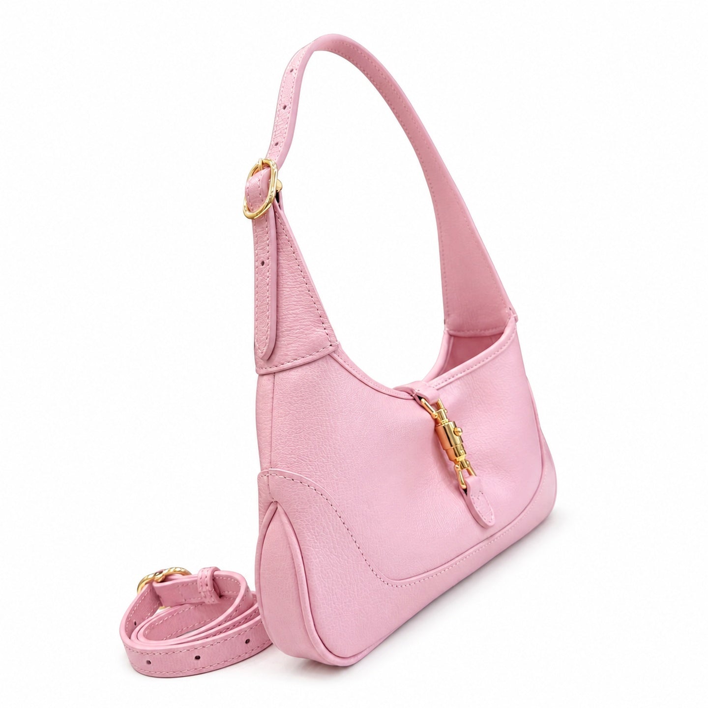 Gucci Leather White Pink Gold Bag