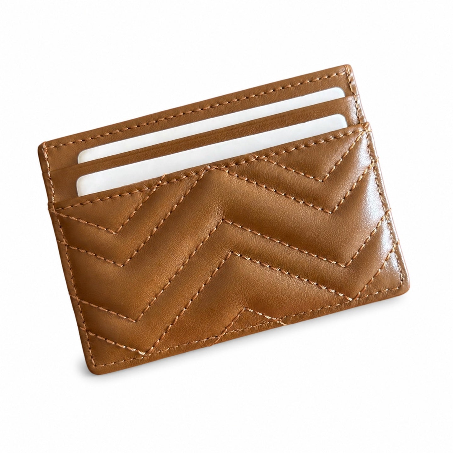 Gucci GG Marmont Small Quilted Matelasse Leather Beige Brown Gold Handbag