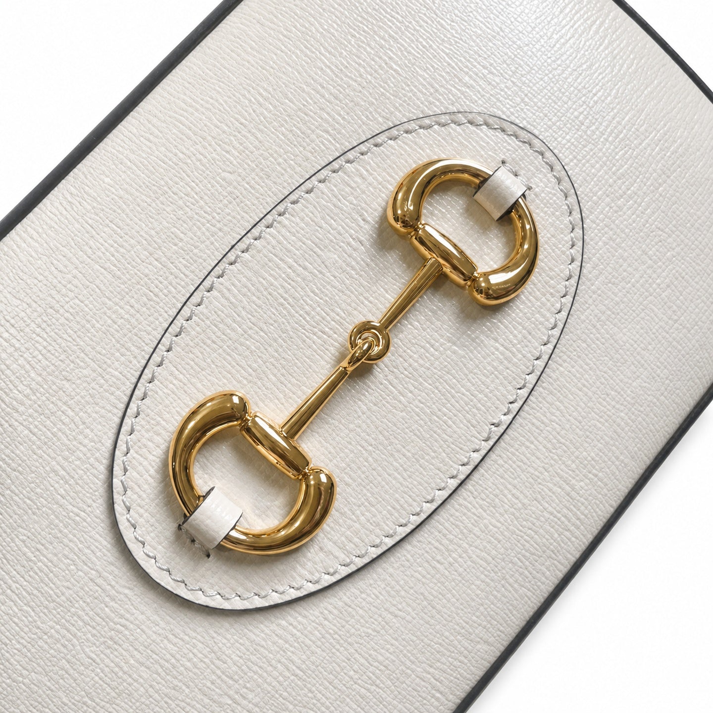 Gucci Horsebit 1955 Supreme Small Cotton Canvas Leather White Beige Green Gold Shoulder Bag