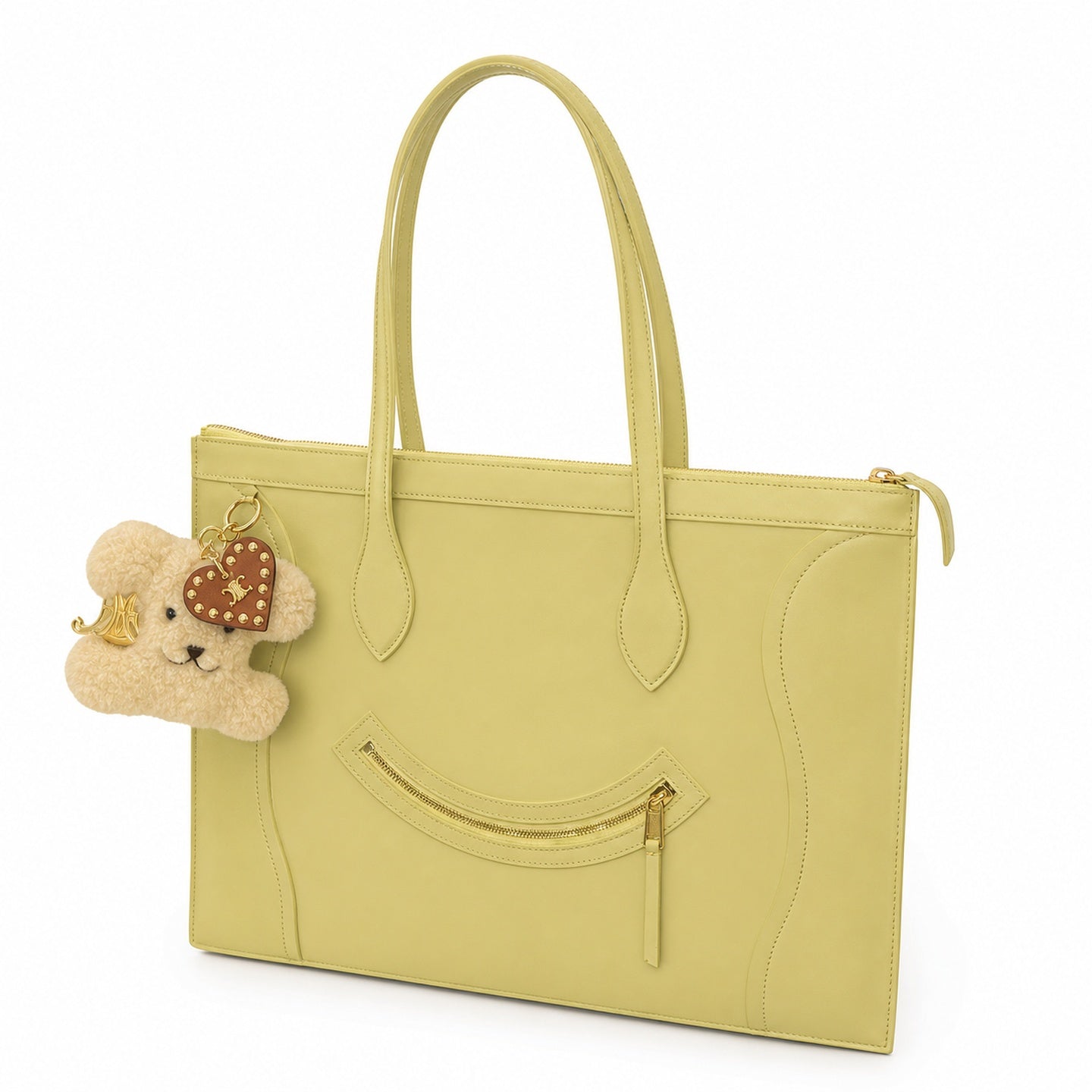 Celine Luggage Suede Leather Black White Red Yellow Bag