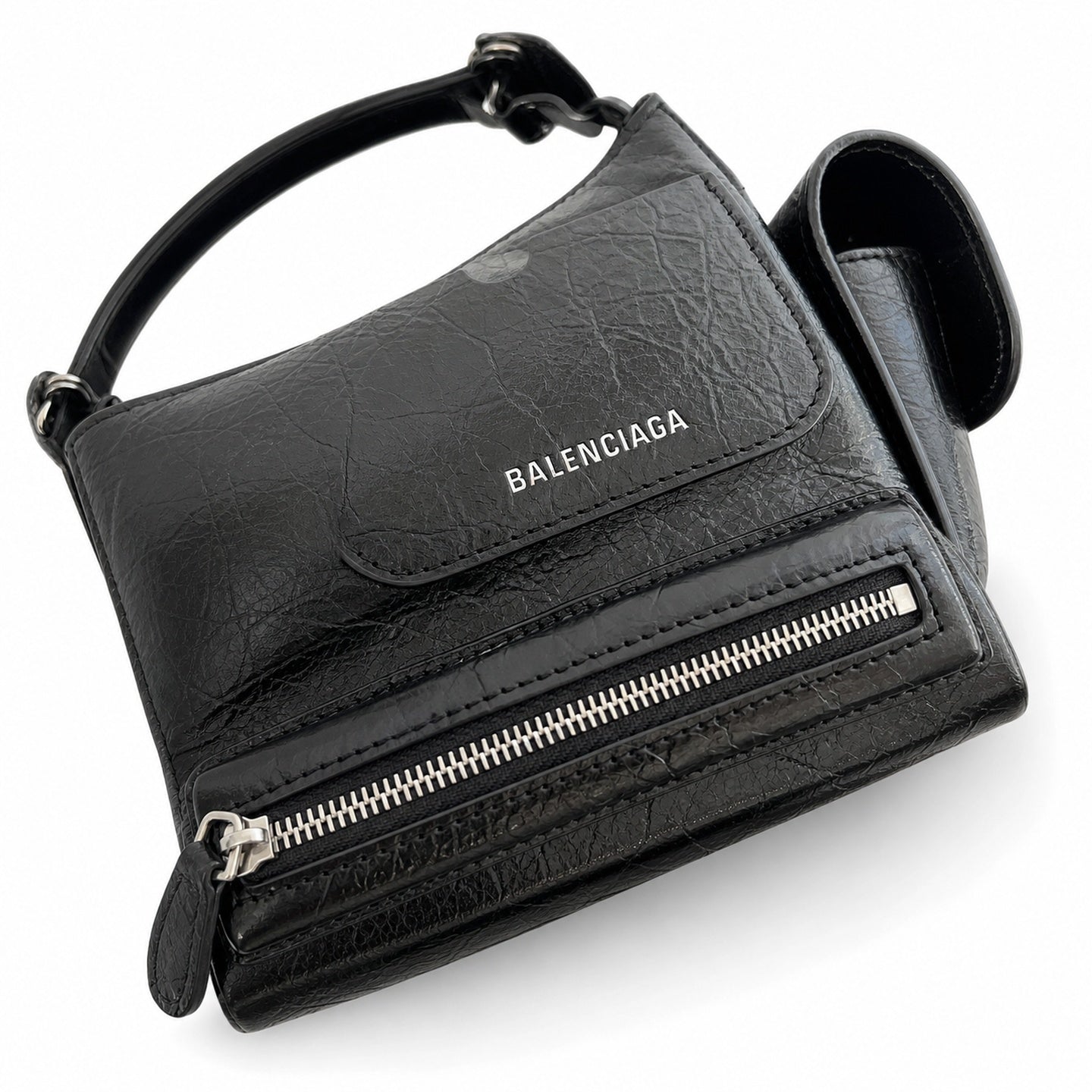 Balenciaga Superbusy Leather Shoulder Bag