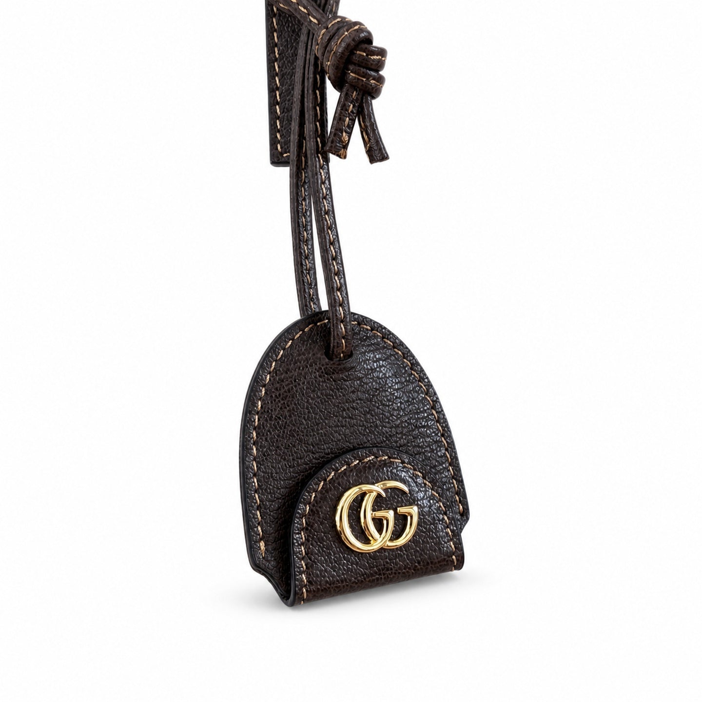 Gucci Canvas Leather Brown Gold Bag