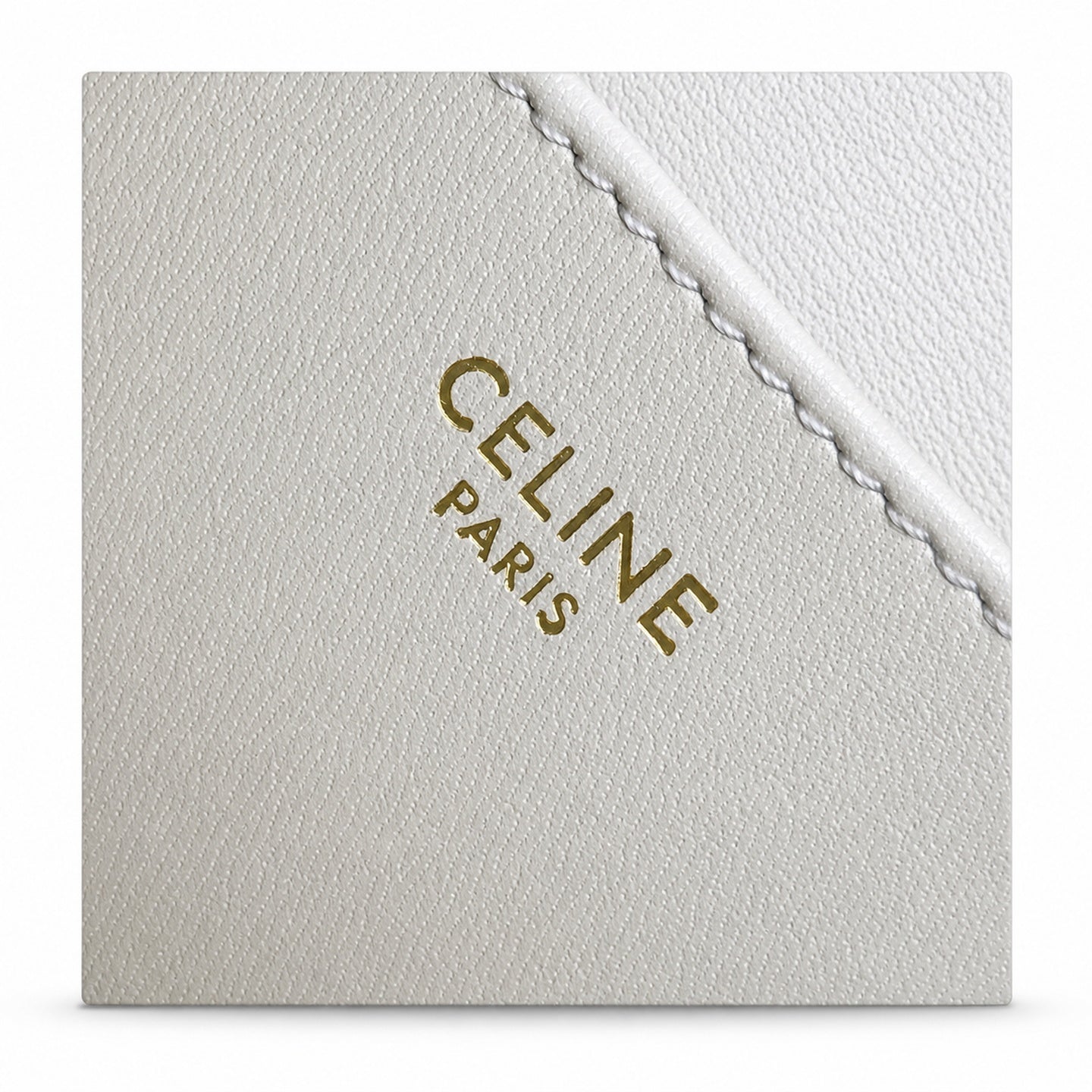 Celine Camille Leather White Handbag