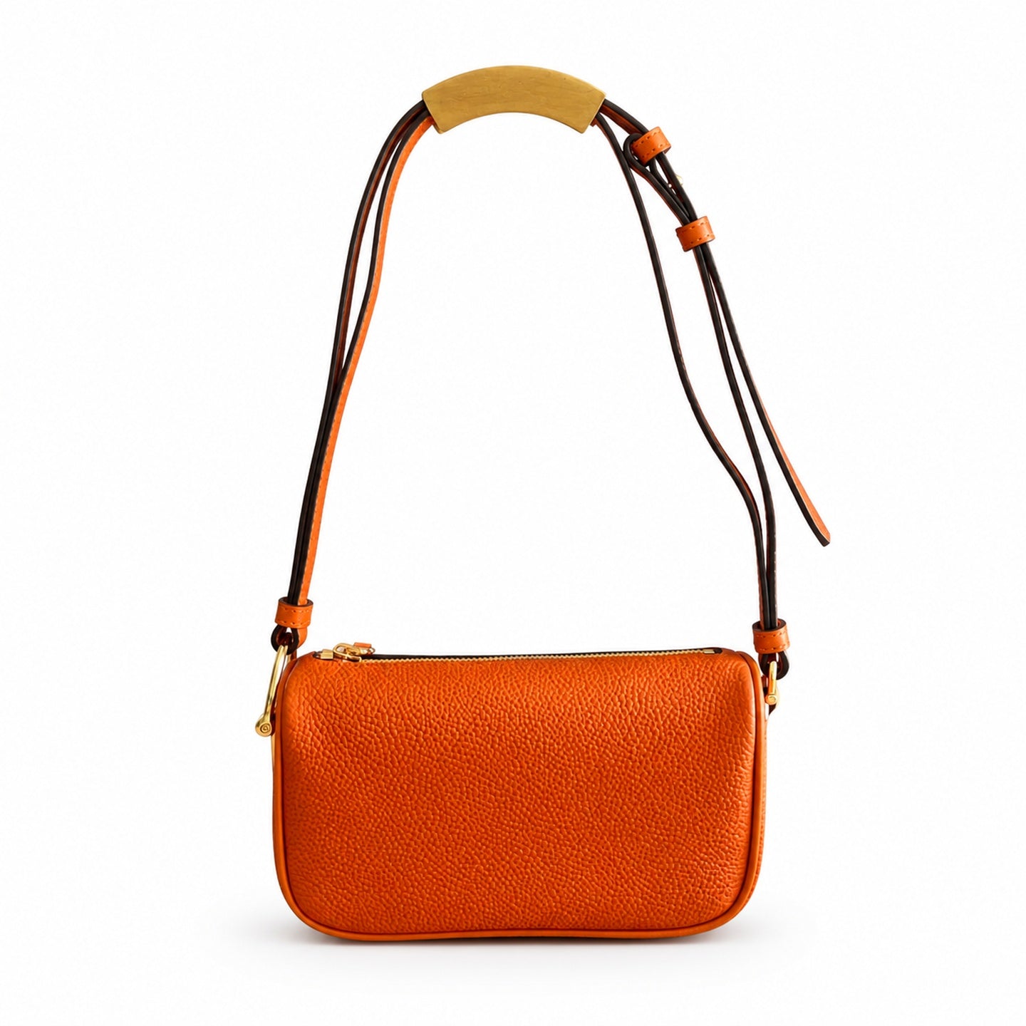 Gucci Horsebit Mini Cotton Leather Green Orange Gold Bag