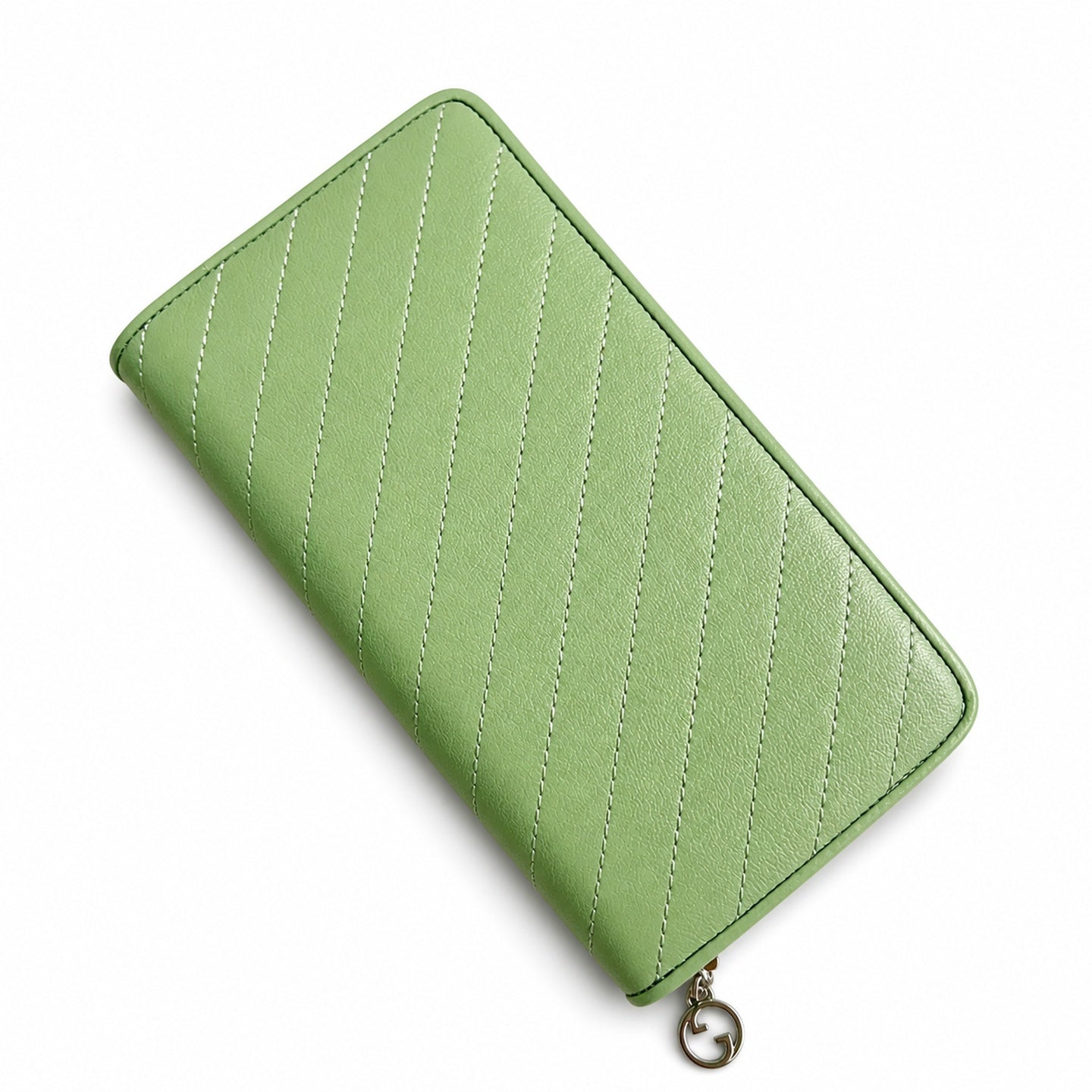 Gucci Blondie Leather Green Wallet