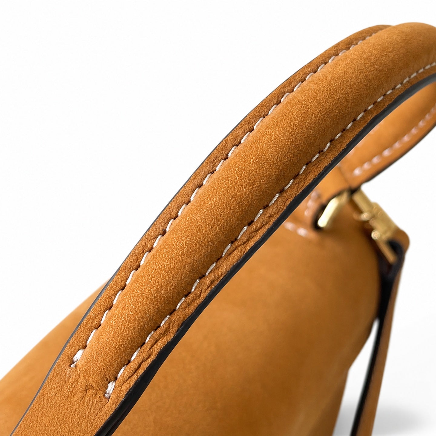 Celine Triomphe Small Leather Gold Handbag