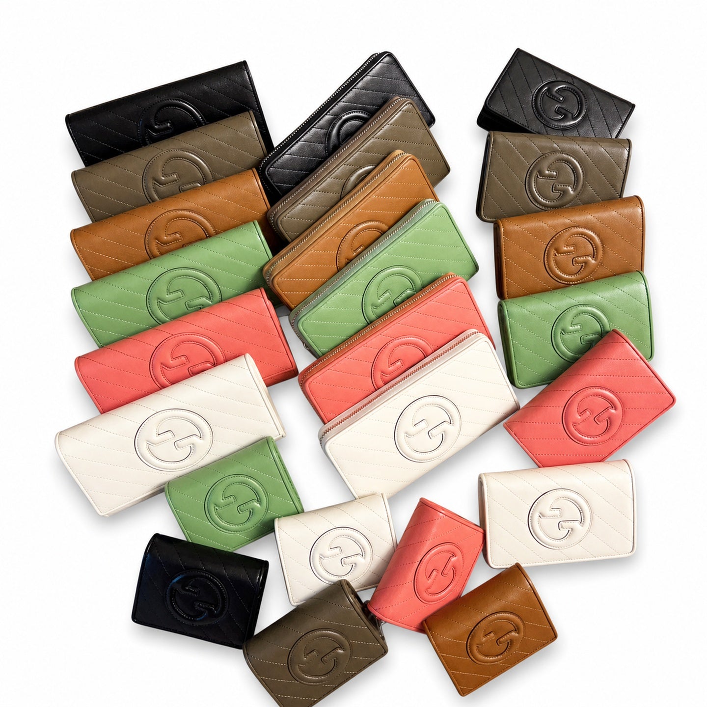 Gucci Blondie Leather Gray Wallet