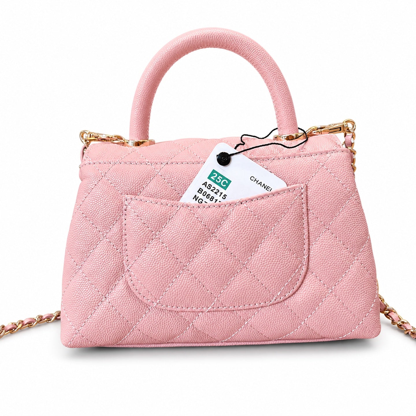 Chanel Coco Handle Small Leather Gold Bag