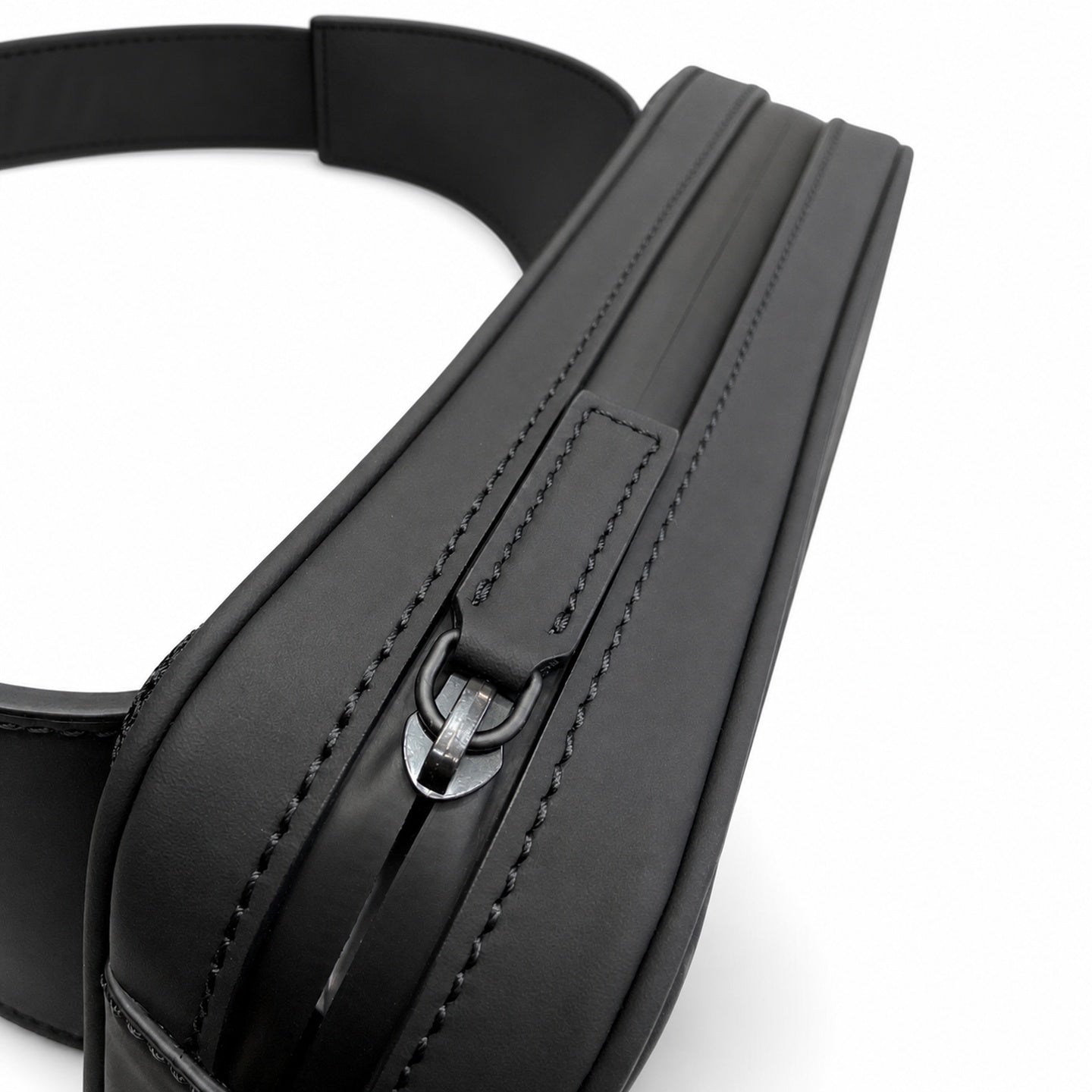 Gucci Cotton Leather Black Green Waist Bag