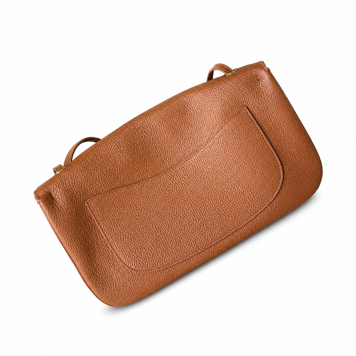 Chanel Small Leather Brown Gold Bag