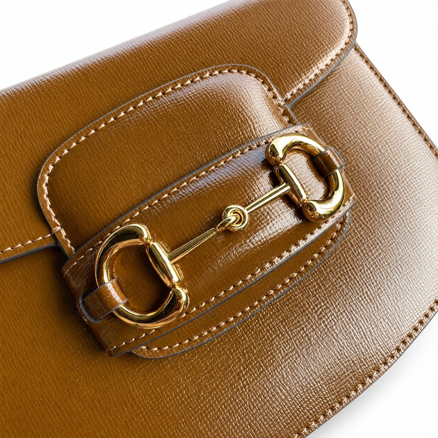 Gucci Mini Leather Beige Brown Handbag