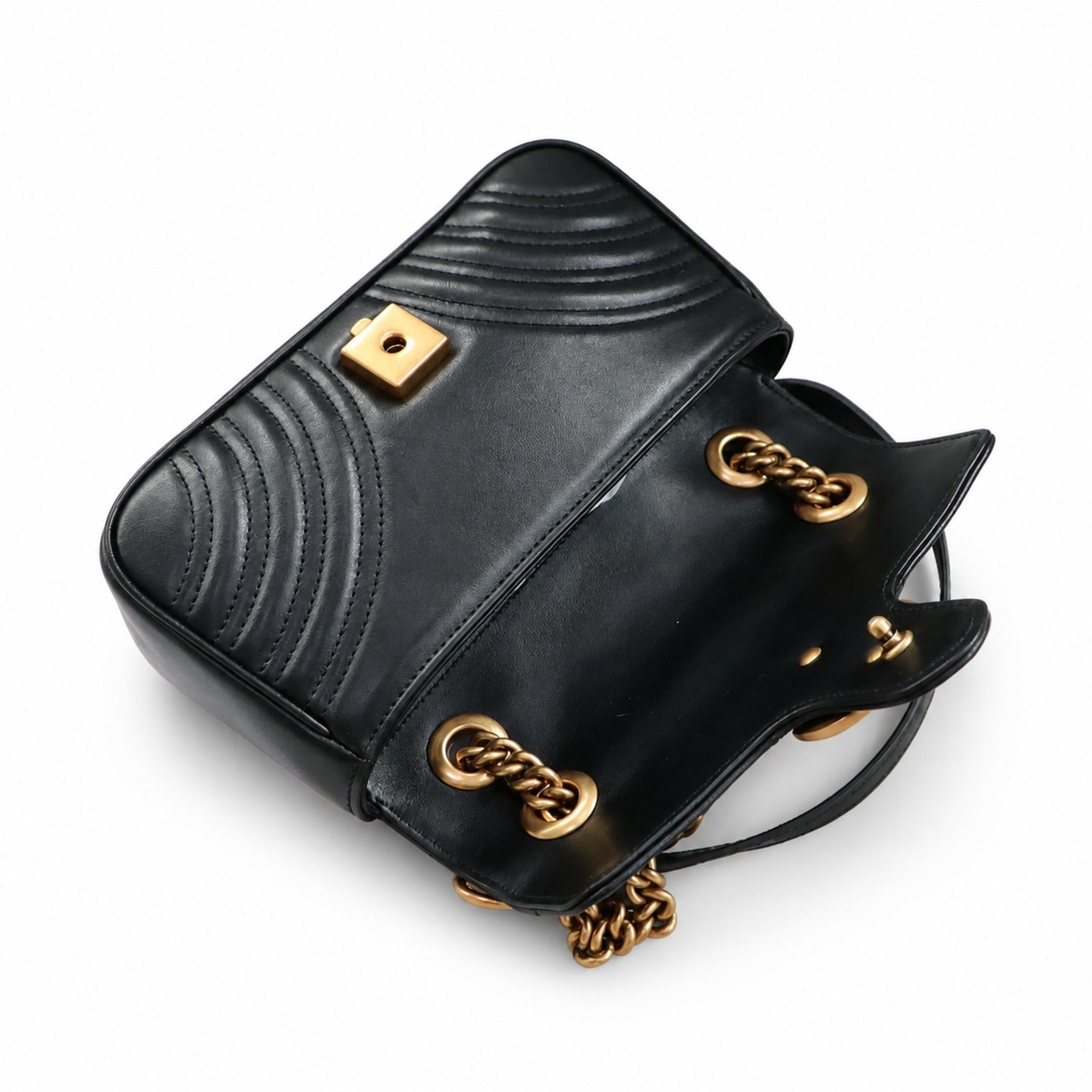 Gucci Leather Black Bag