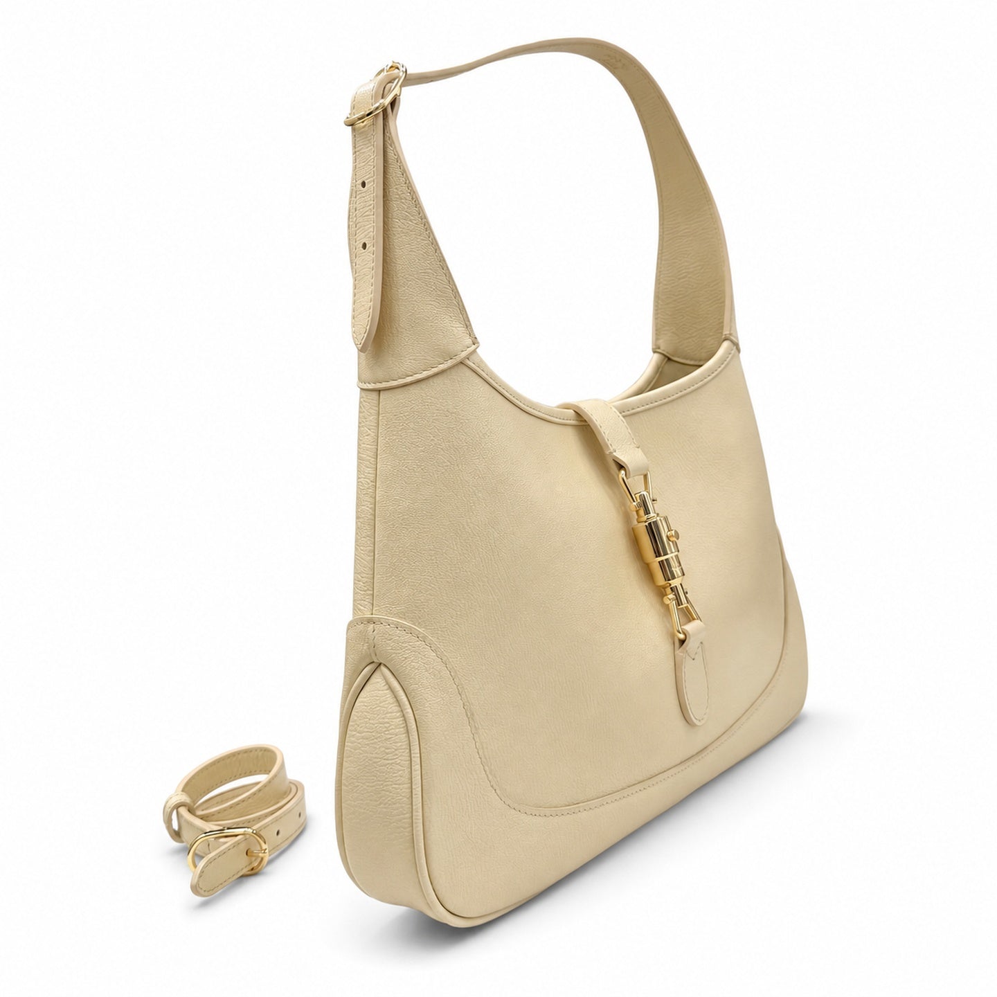 Gucci Leather Yellow Gold Handbag