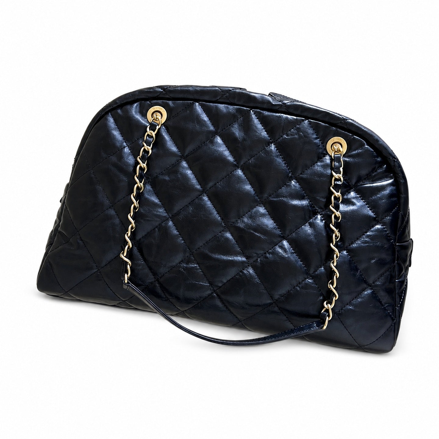 Chanel Large Leather Bowling Bag