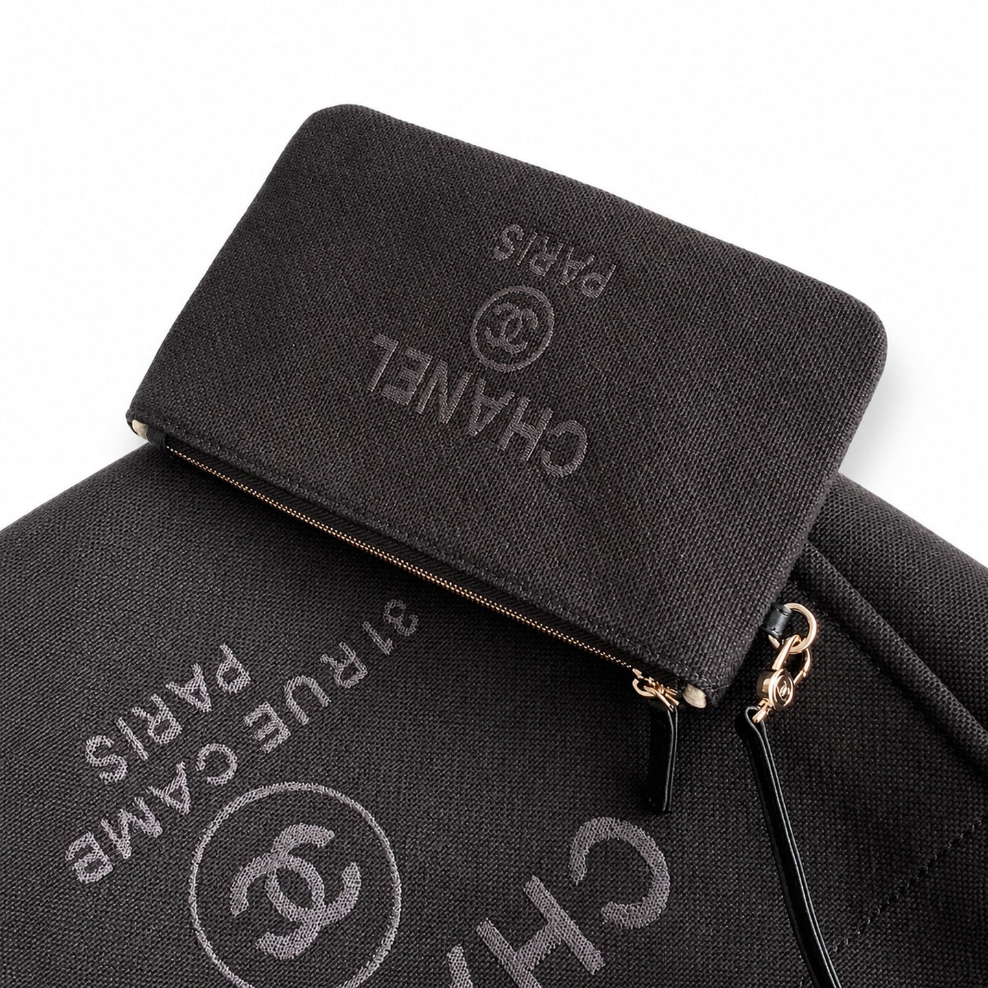 Chanel Large Black White Bag