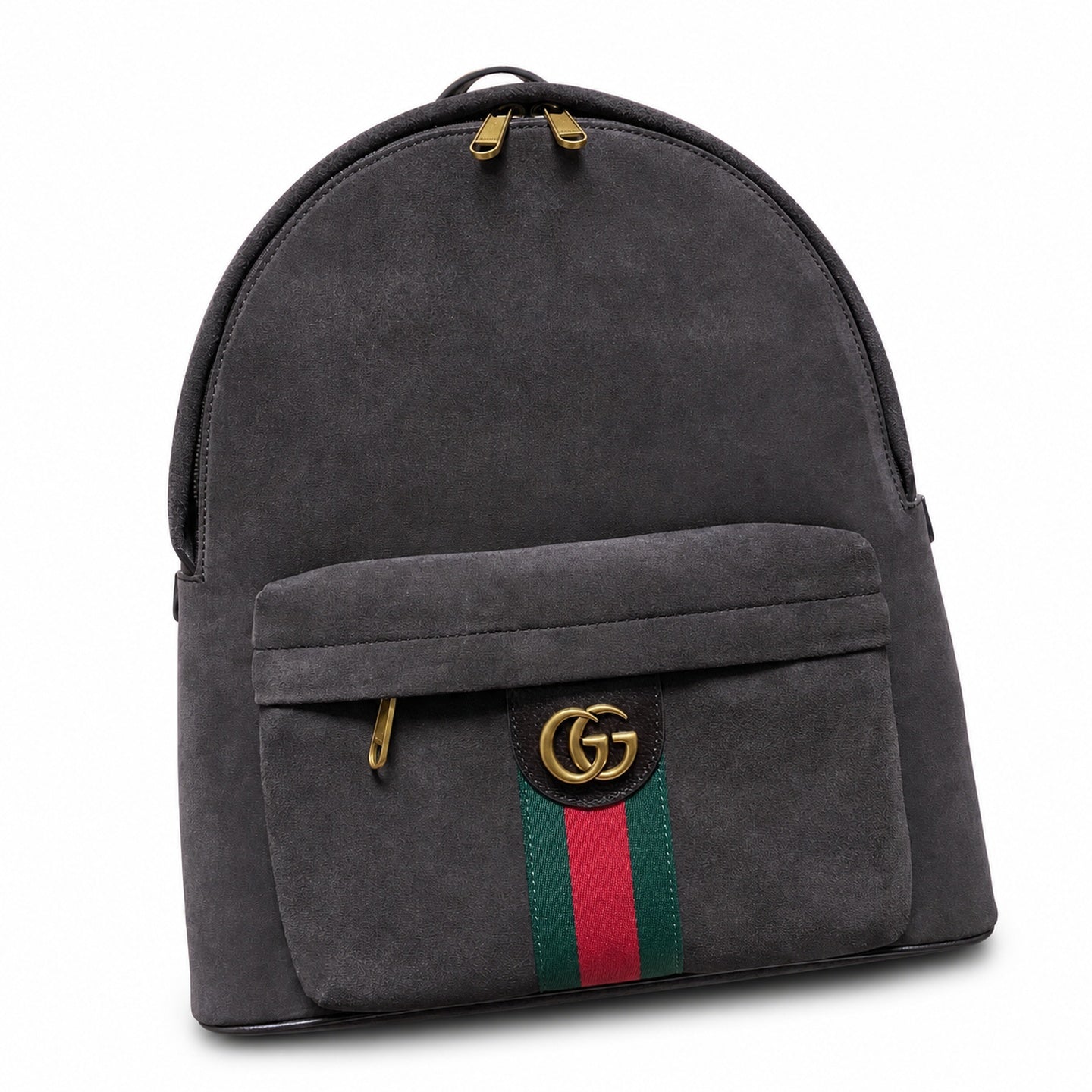 Gucci Ophidia Suede Velvet Brown Backpack