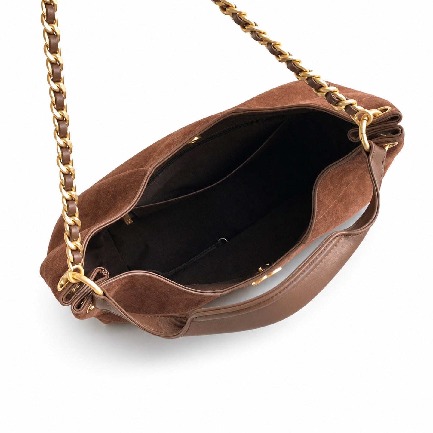Chanel Medium Velvet Leather Gold Bag