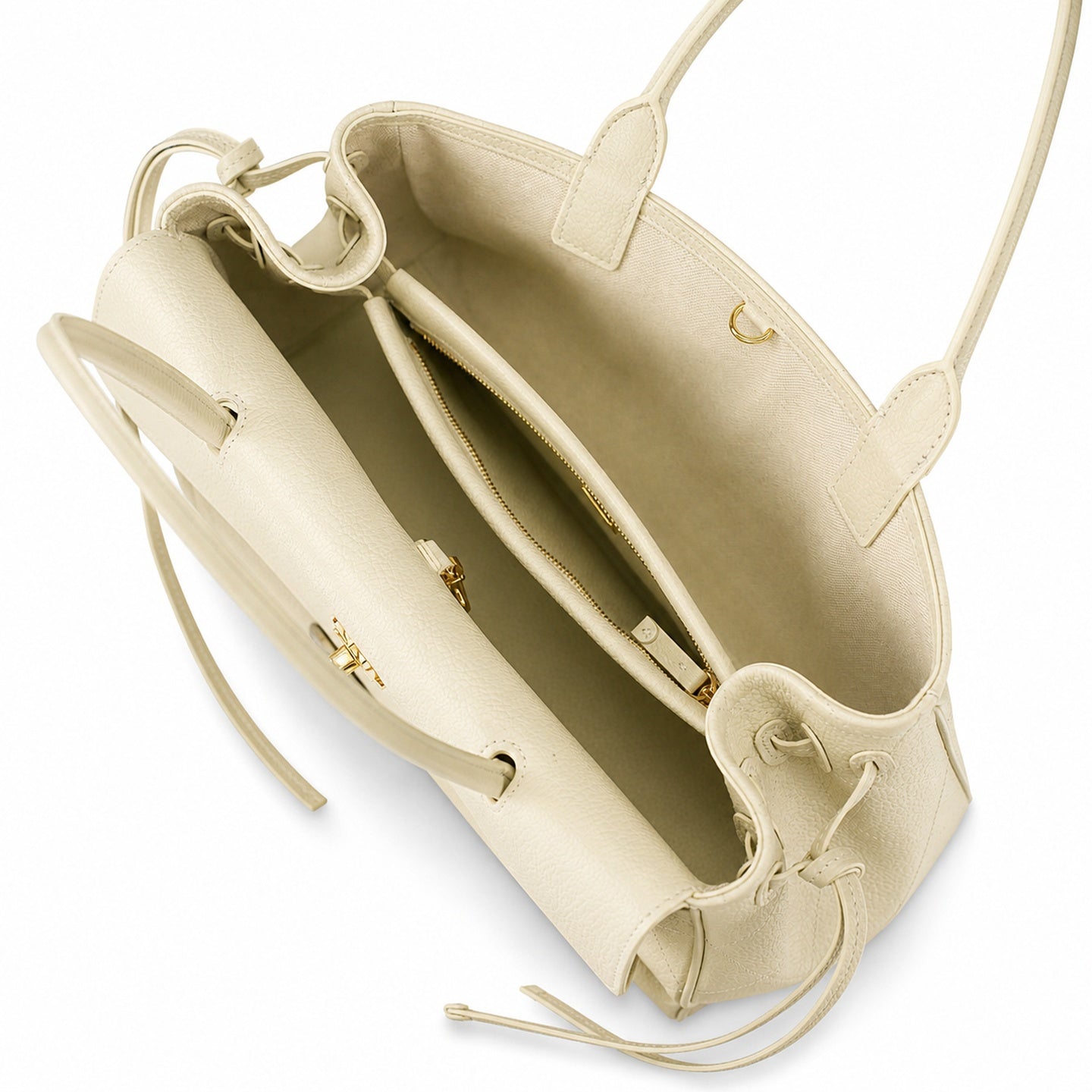 Chanel Leather White Blue Gold Bag