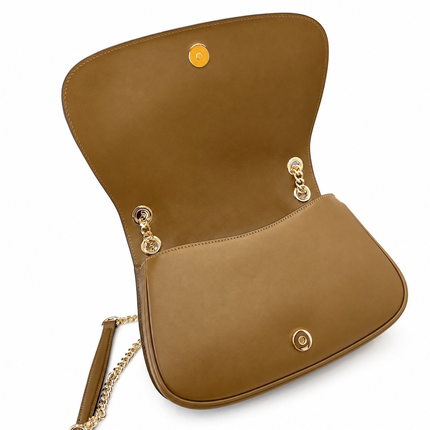 Gucci Blondie Small Leather Brown Gold Shoulder Bag