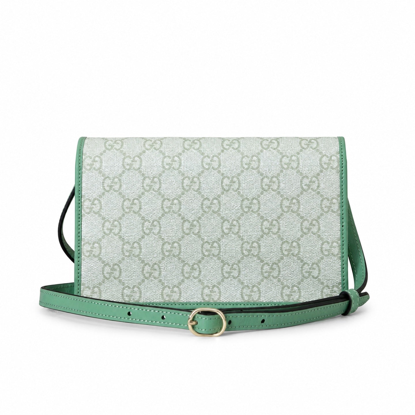 Gucci Small Leather White Beige Green Pink Shoulder Bag