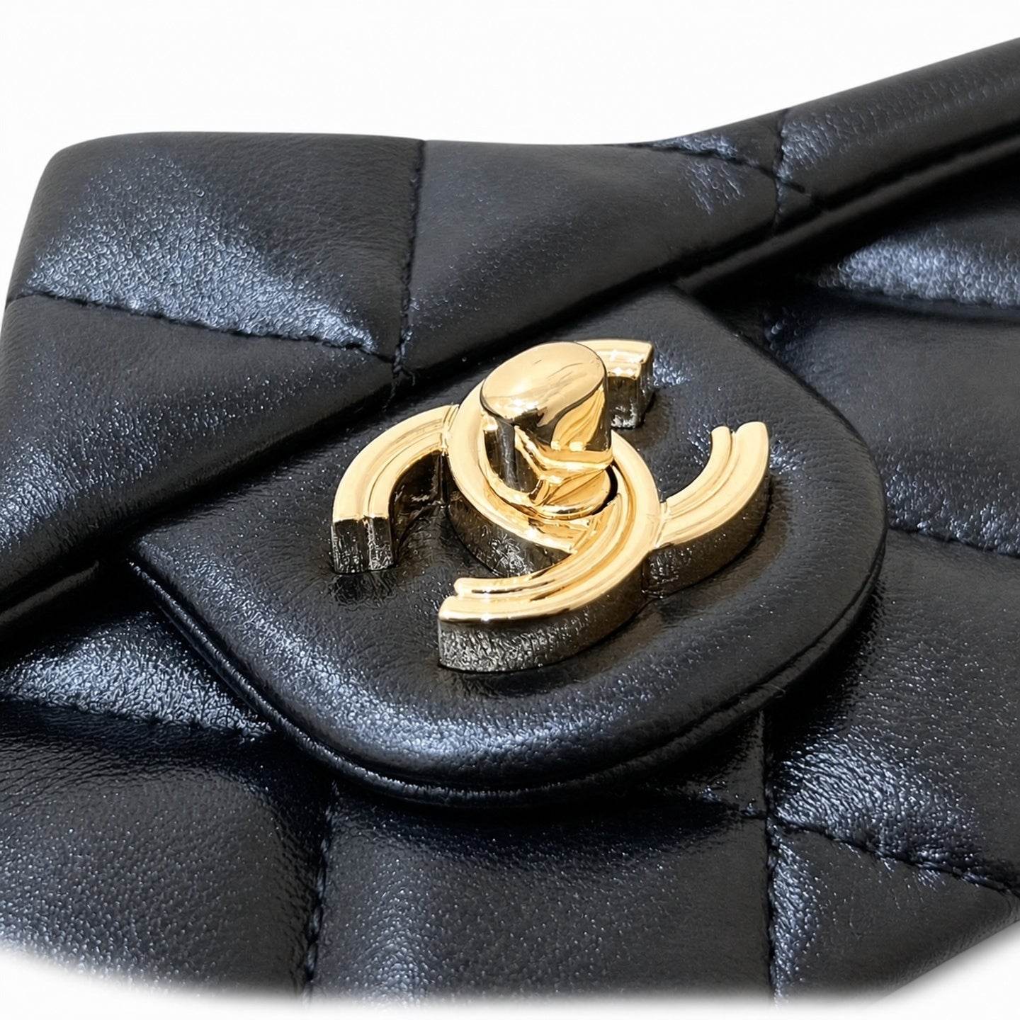 Chanel Mini Leather Black Bag
