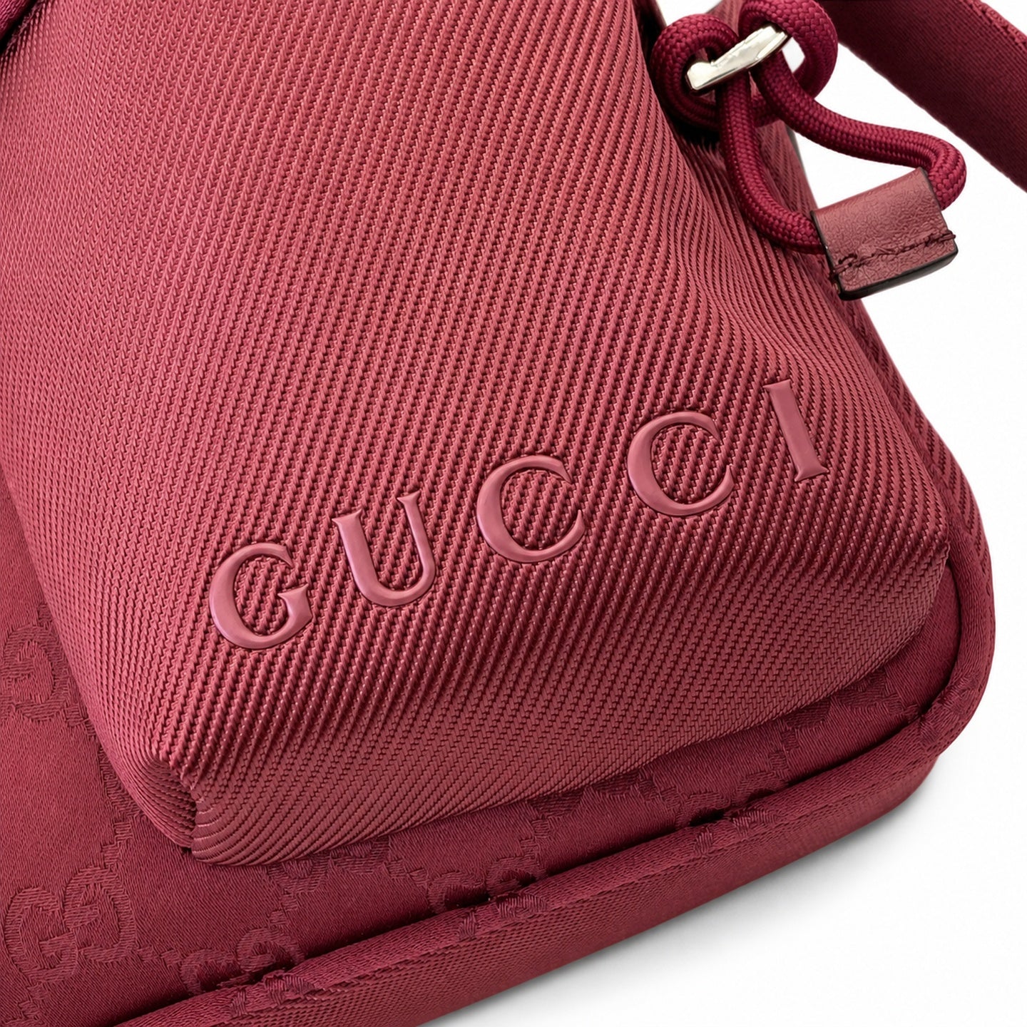 Gucci Nylon Red Green Bag