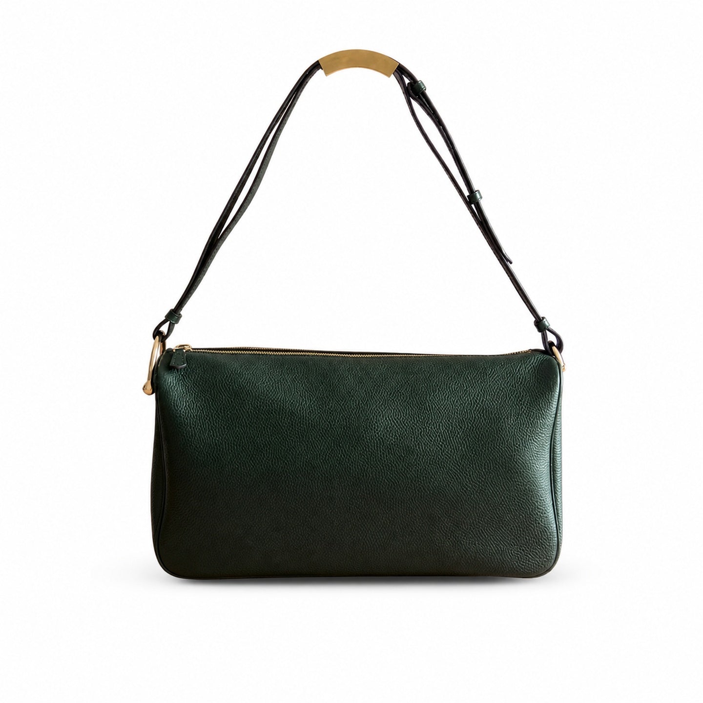Gucci Horsebit Small Leather Gray Green Yellow Shoulder Bag