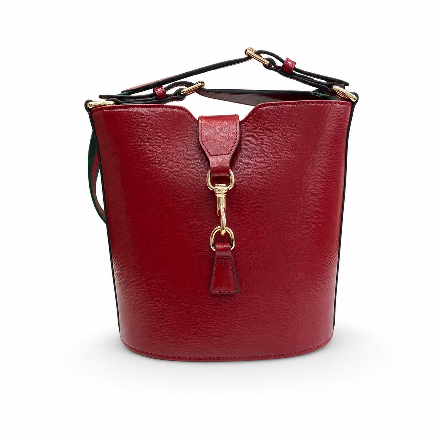 Gucci Mini Cotton Leather Red Green Gold Shoulder Bag