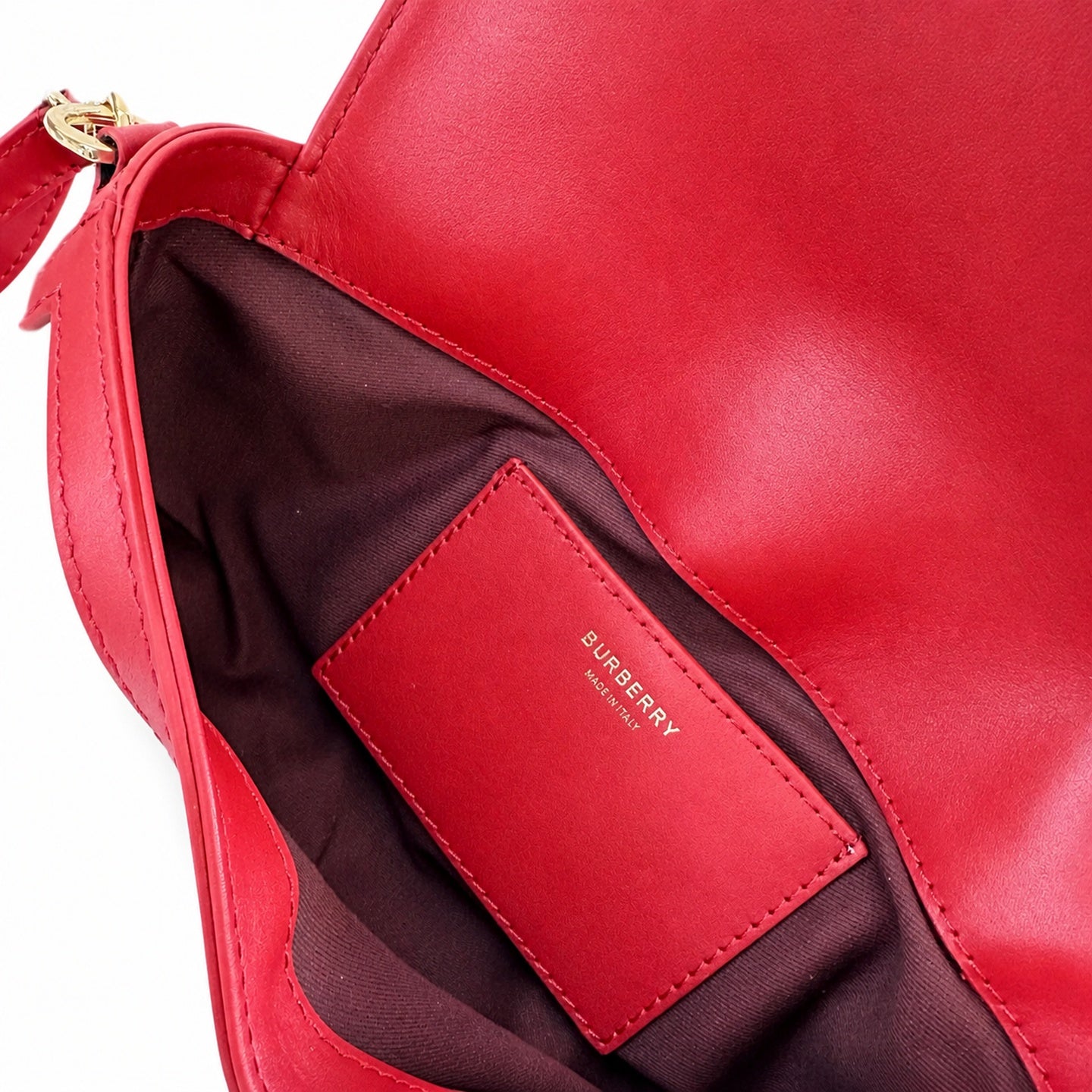 Burberry Jacquard Leather Check Bag