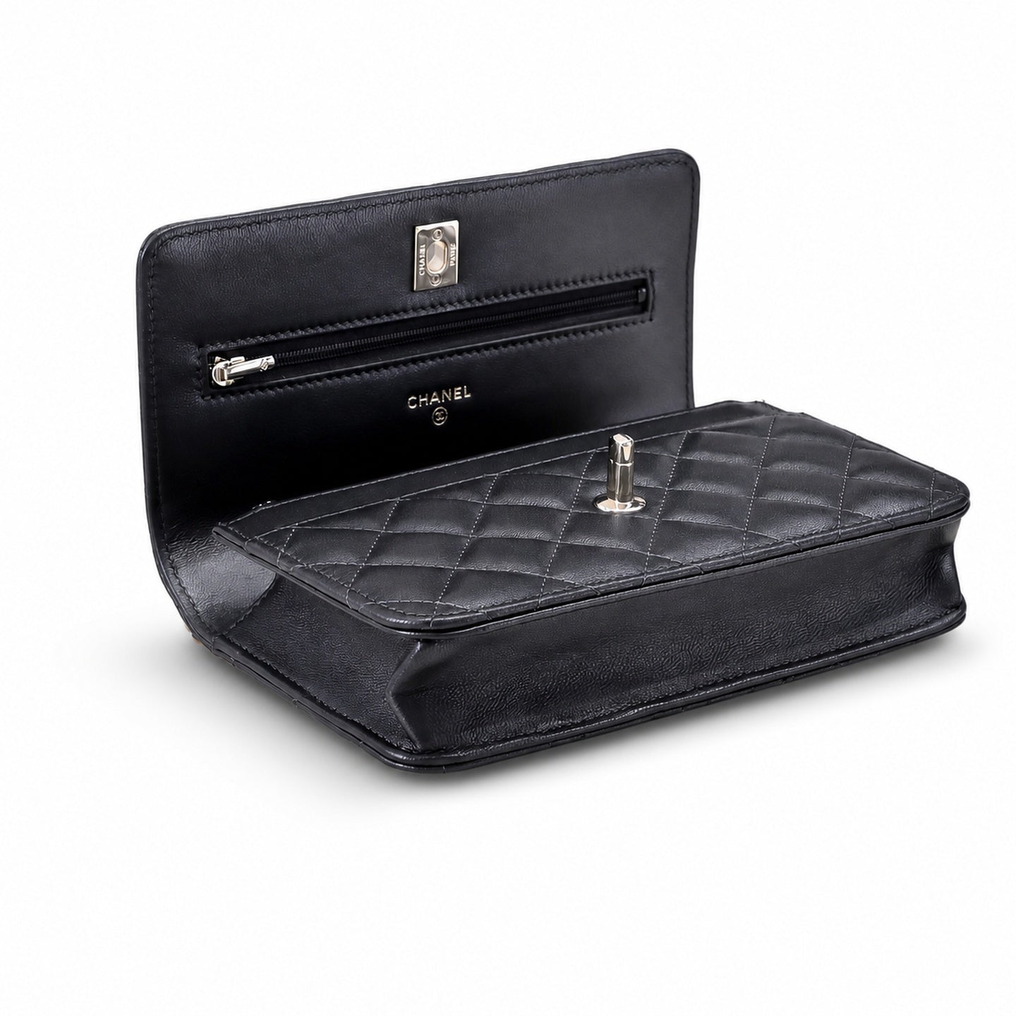 Chanel Leather Pink Gold Chain Bag