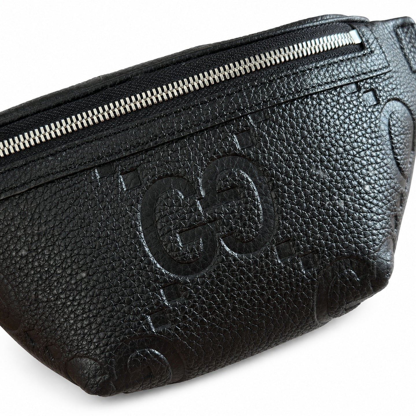 Gucci Small Cotton Leather Orange Waist Bag