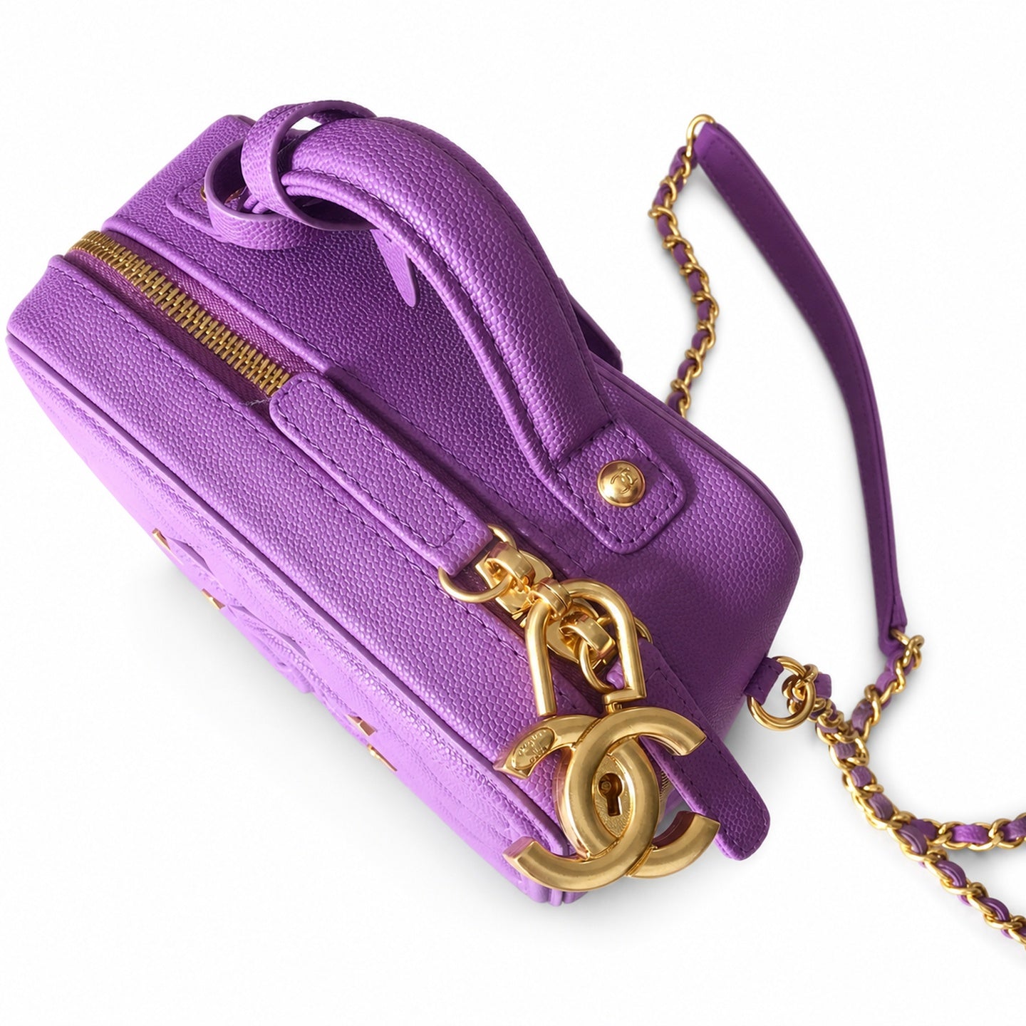 Chanel Leather Gold Bag