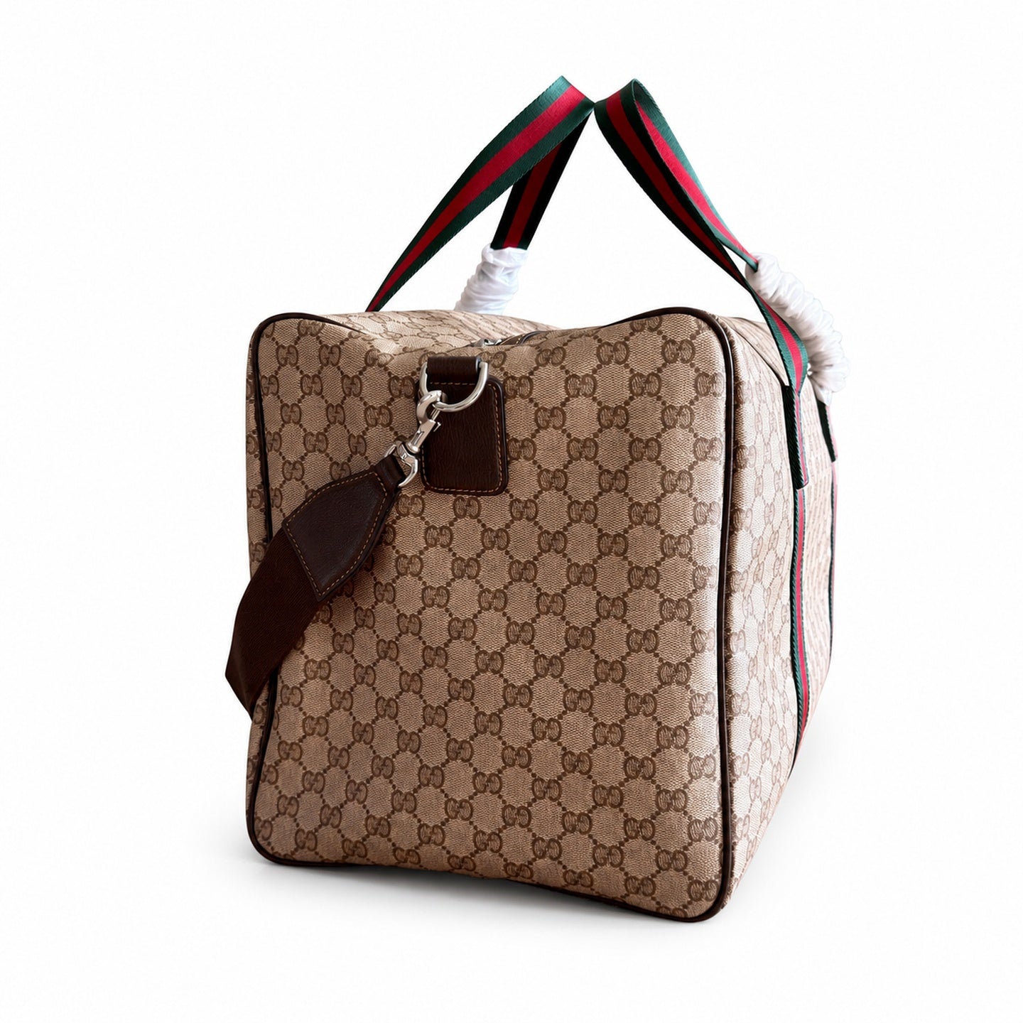 Gucci Small Canvas Leather Clutch