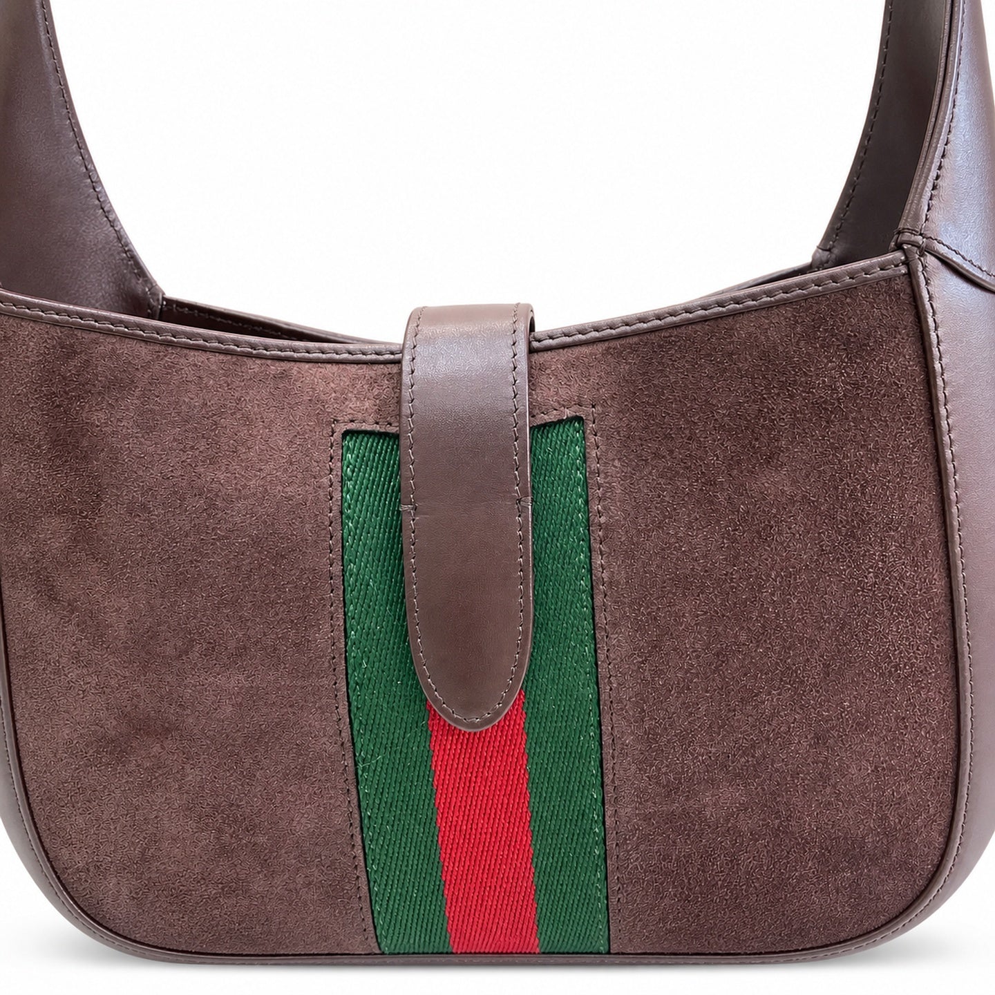 Gucci Jackie 1961 Leather Gold Handbag