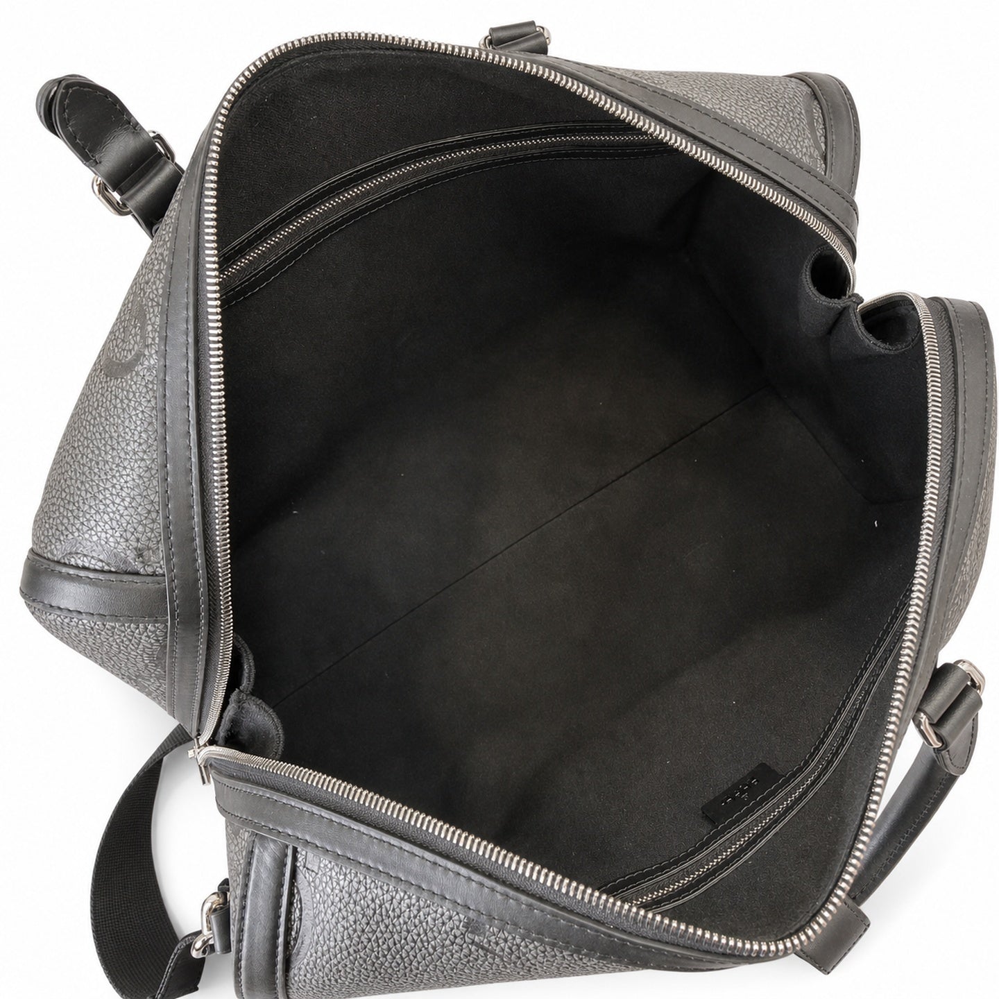Gucci Small Cotton Leather Black Gray Bag