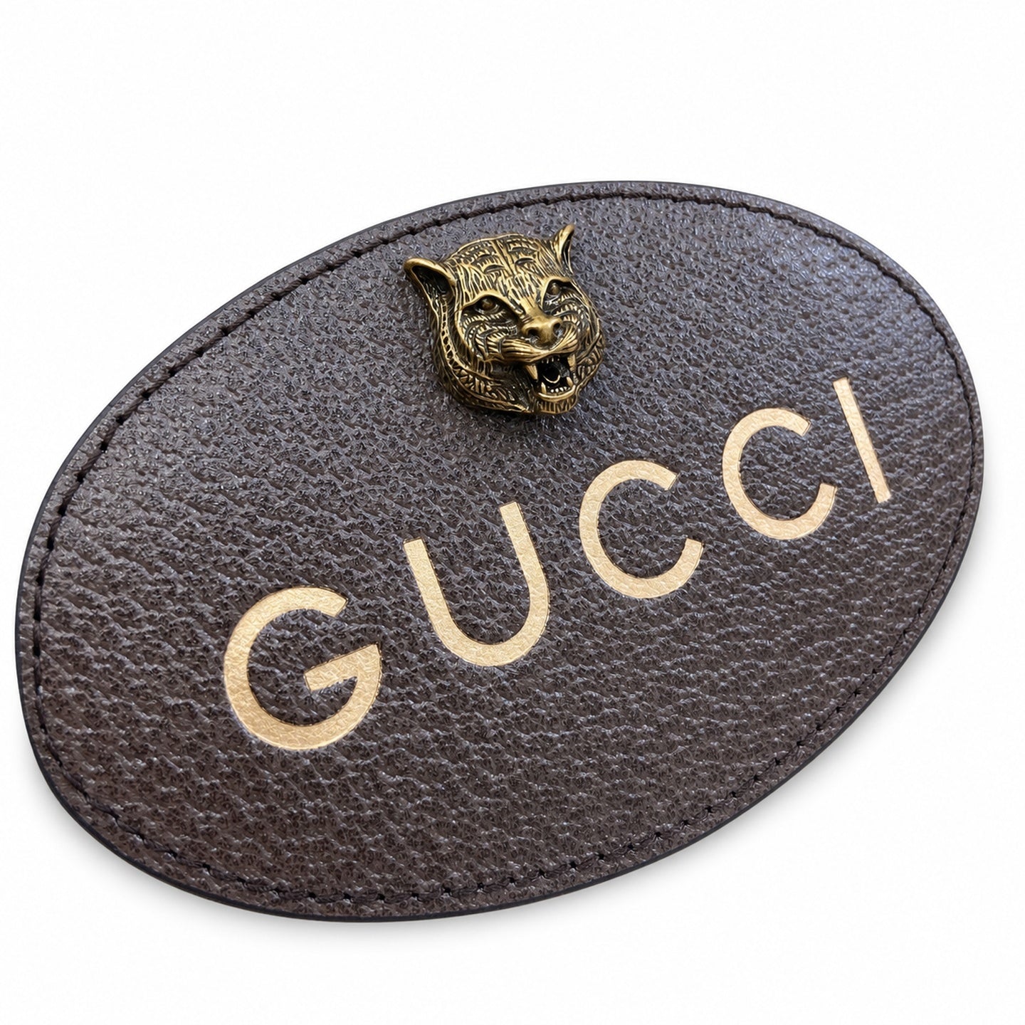 Gucci Ophidia Supreme Canvas Leather Check Beige Brown Yellow Gold Handbag
