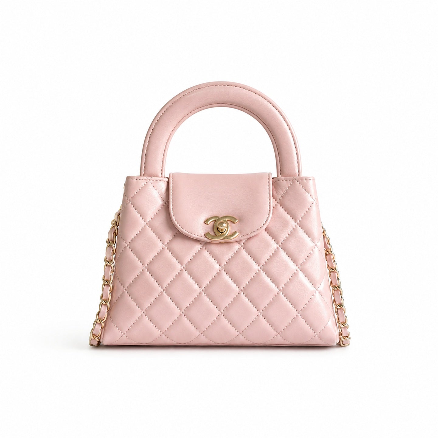 Chanel Kelly Leather Pink Bag