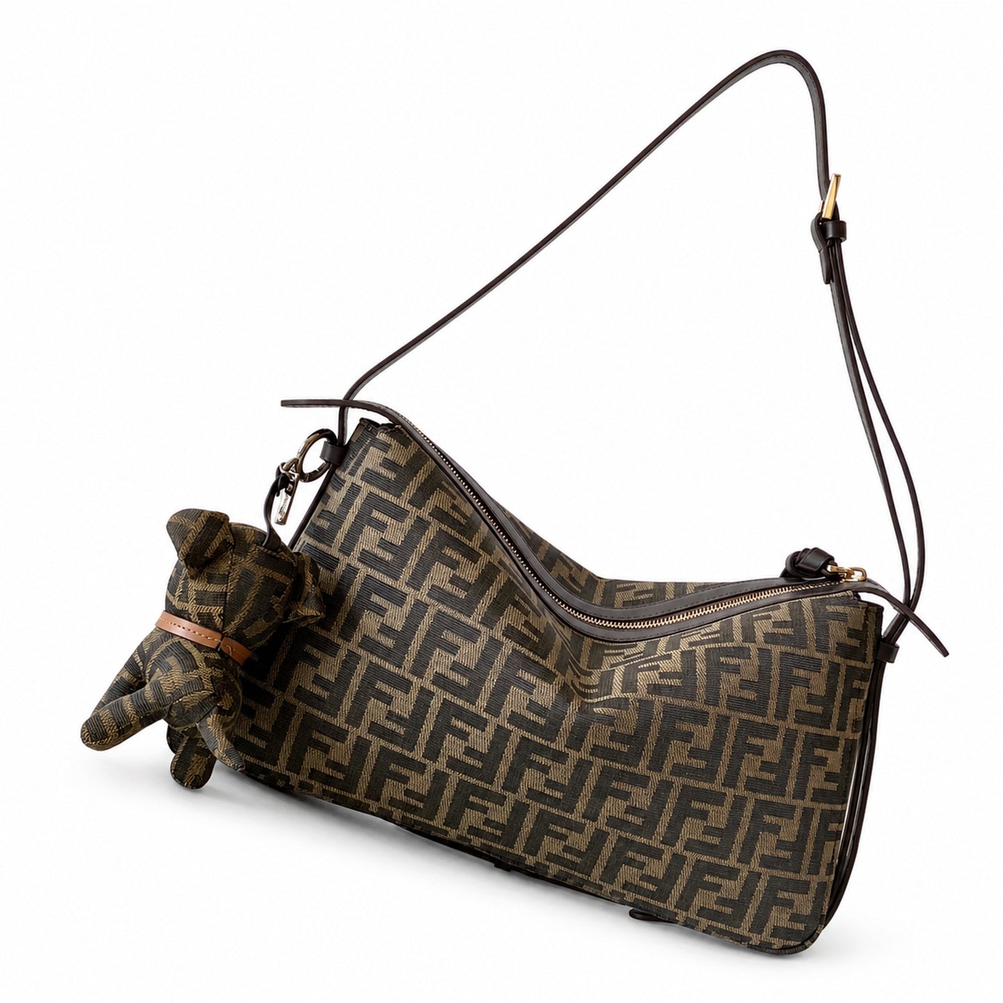 Fendi Simply Medium Brown Handbag