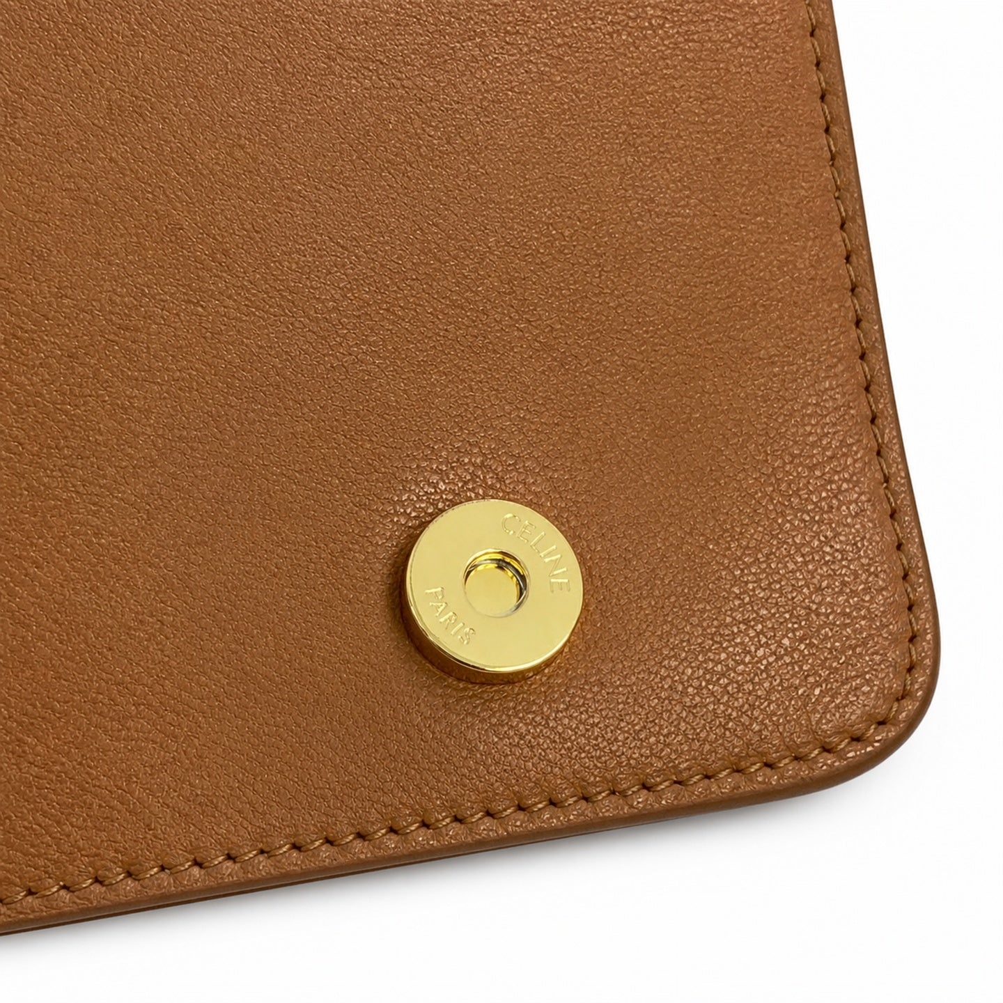 Celine Triomphe Women's Leather Brown Bag