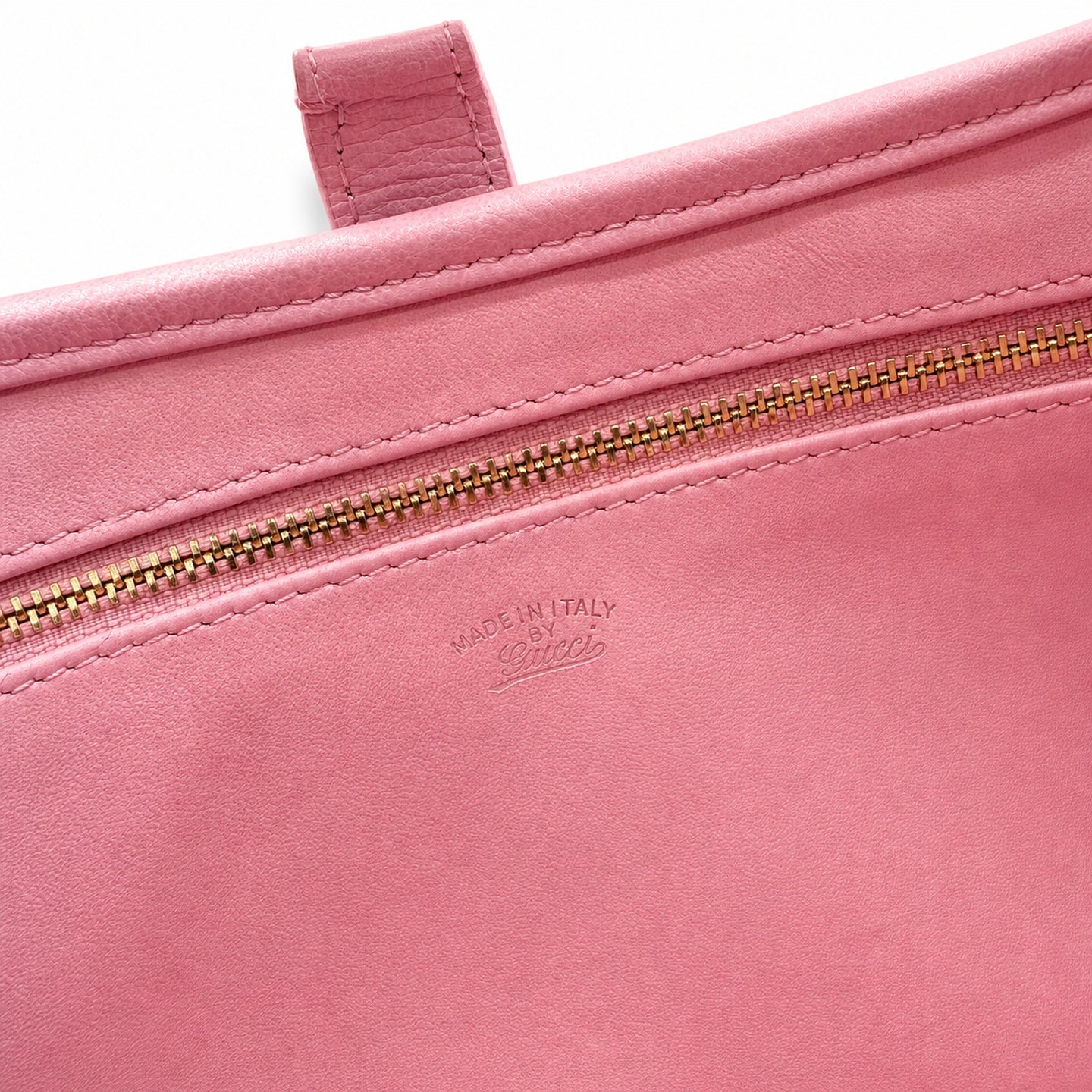 Gucci Leather White Pink Gold Bag