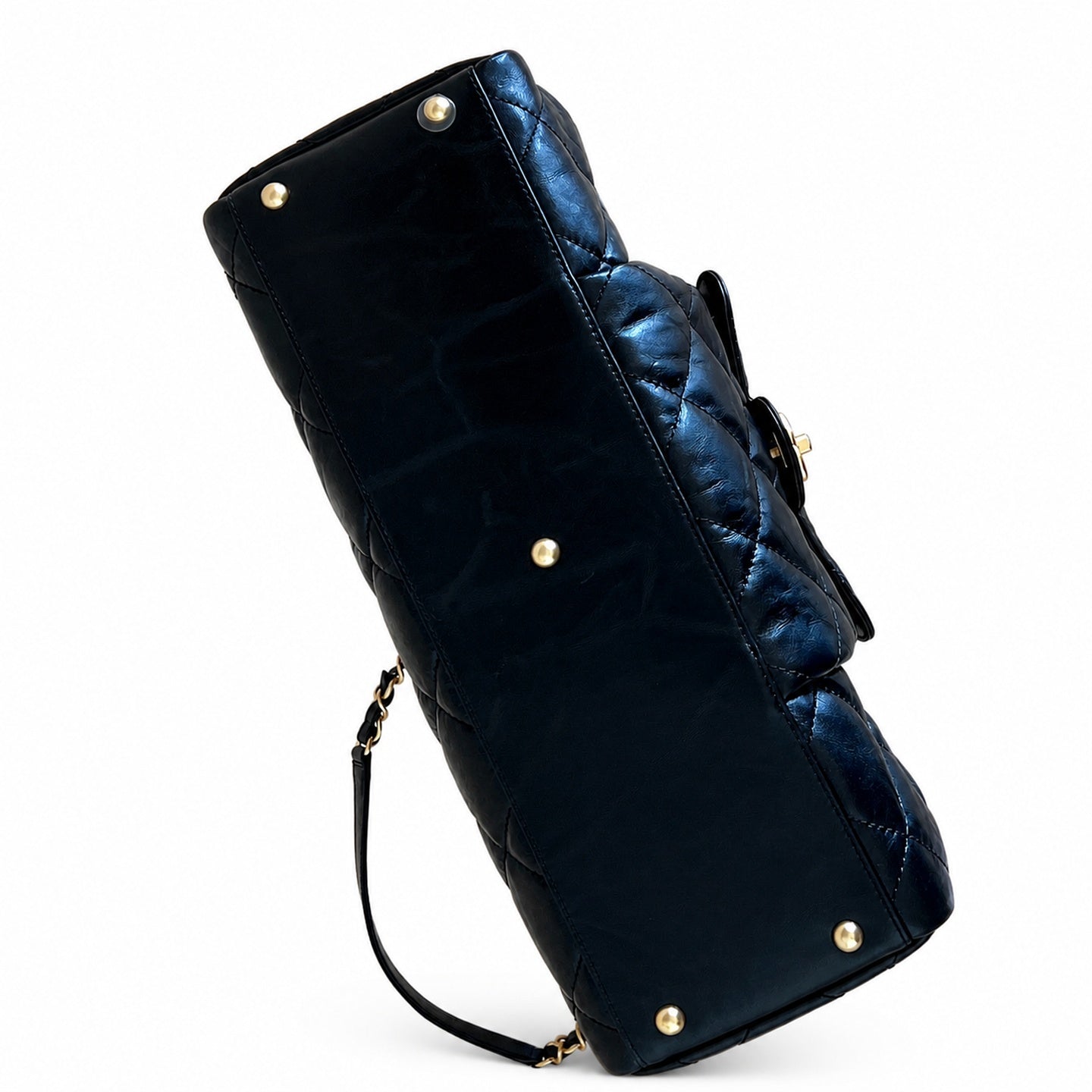 Chanel Large Leather Bowling Bag