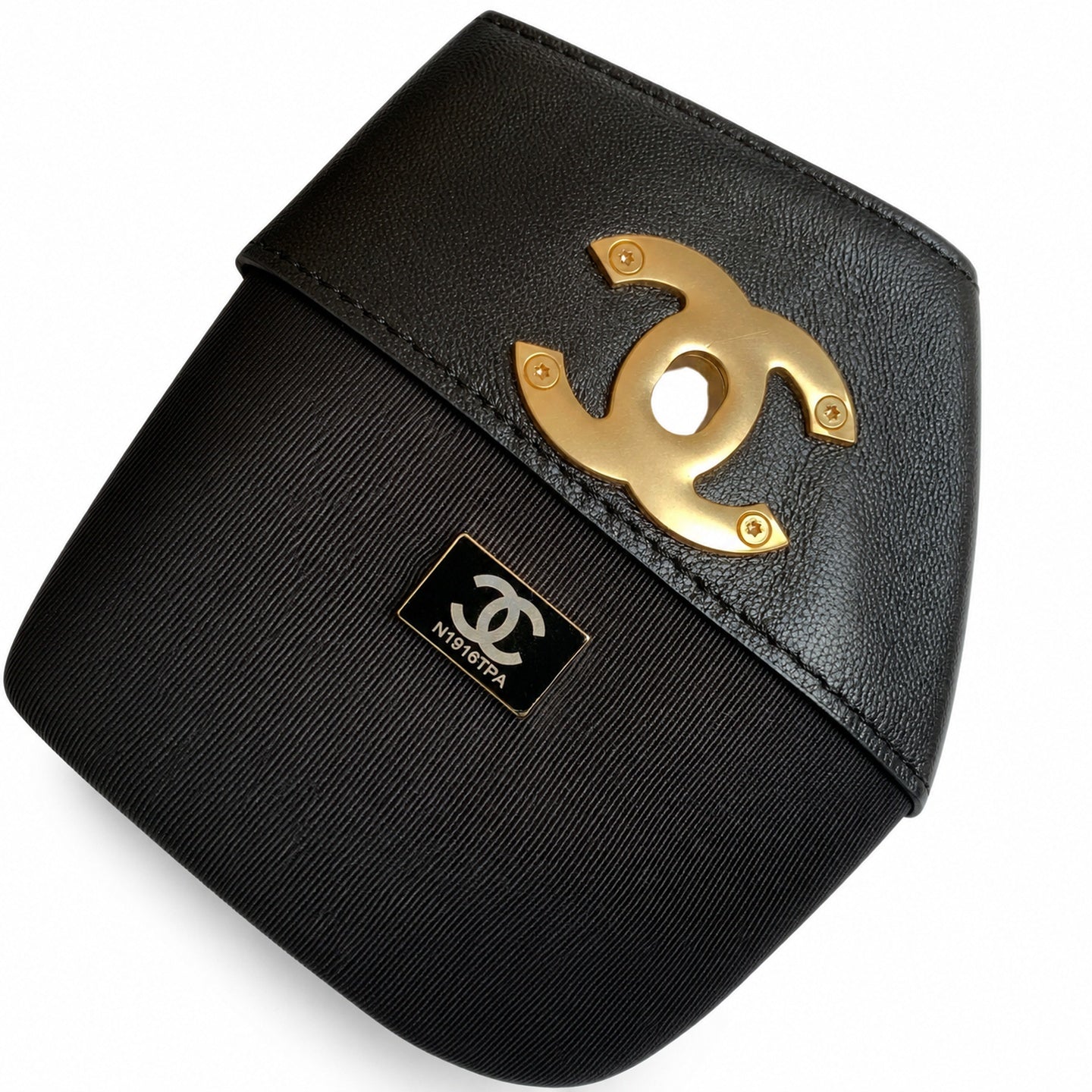 Chanel Leather Gold Crossbody Bag