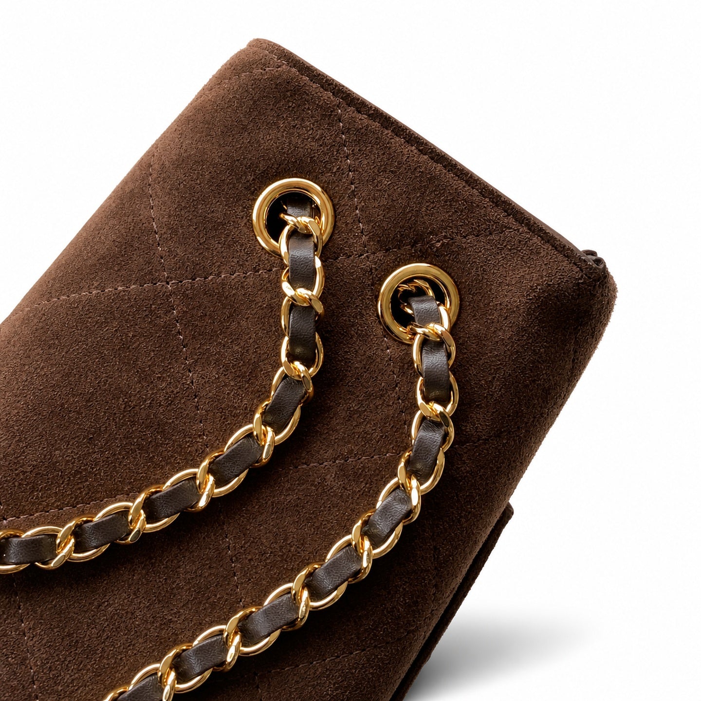 Chanel Large Leather Brown Handbag