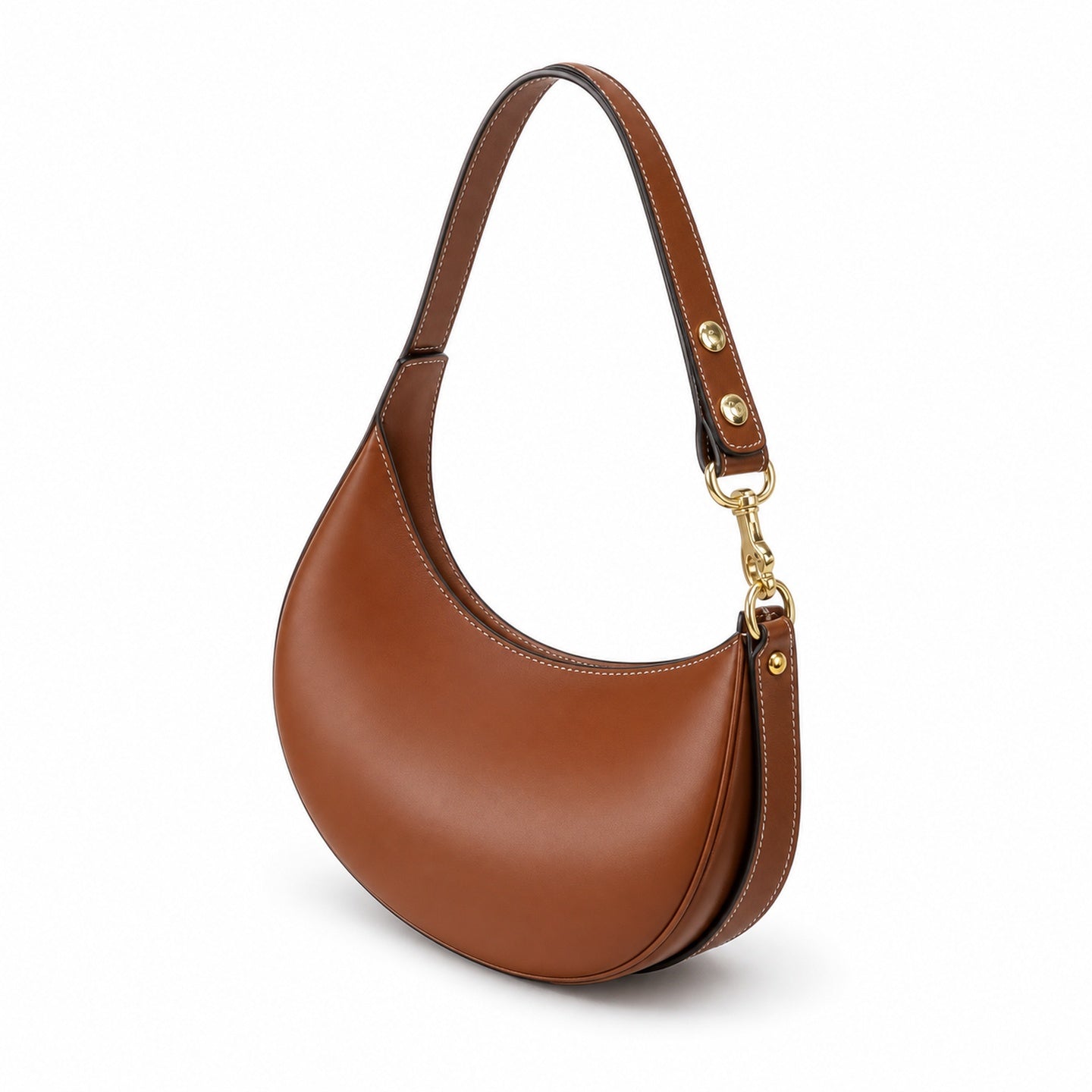 Celine Ava Leather Brown Shoulder Bag