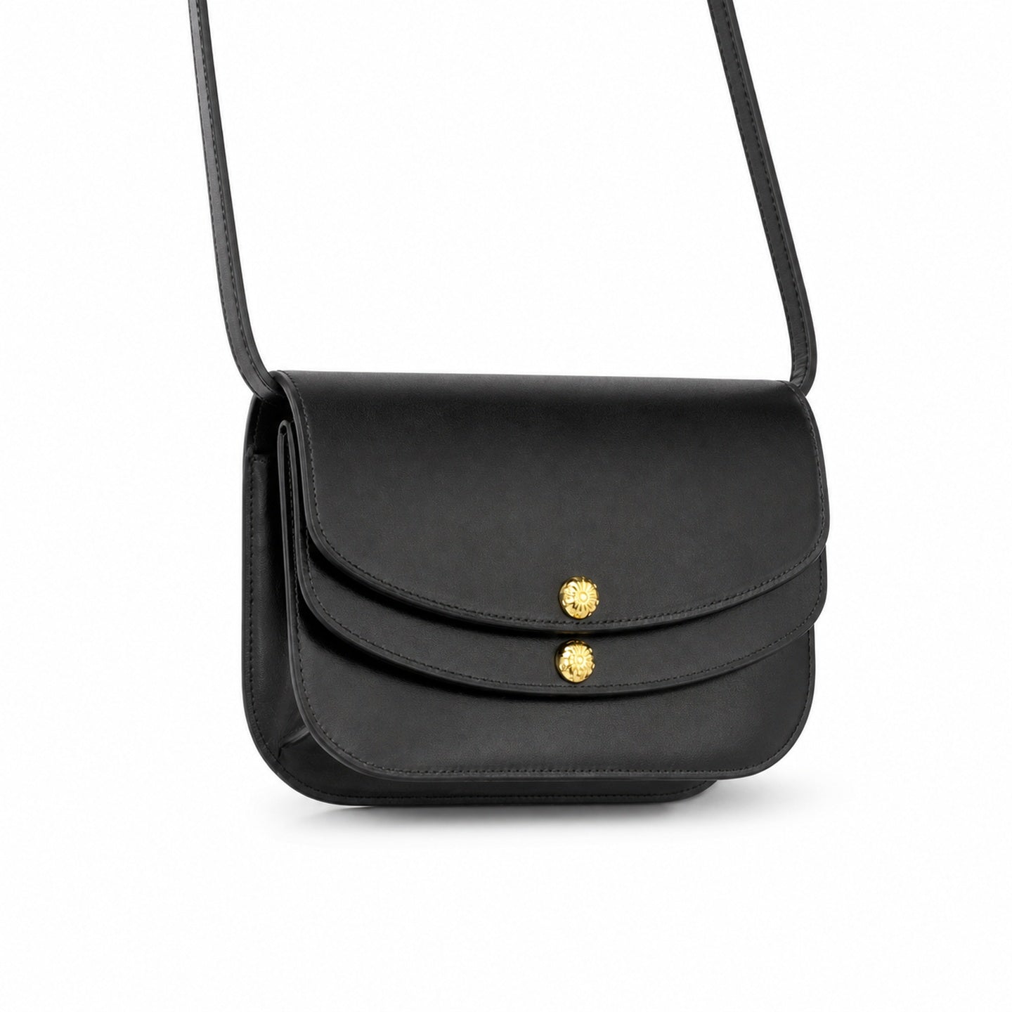 Celine Large Black Wallet on Chain