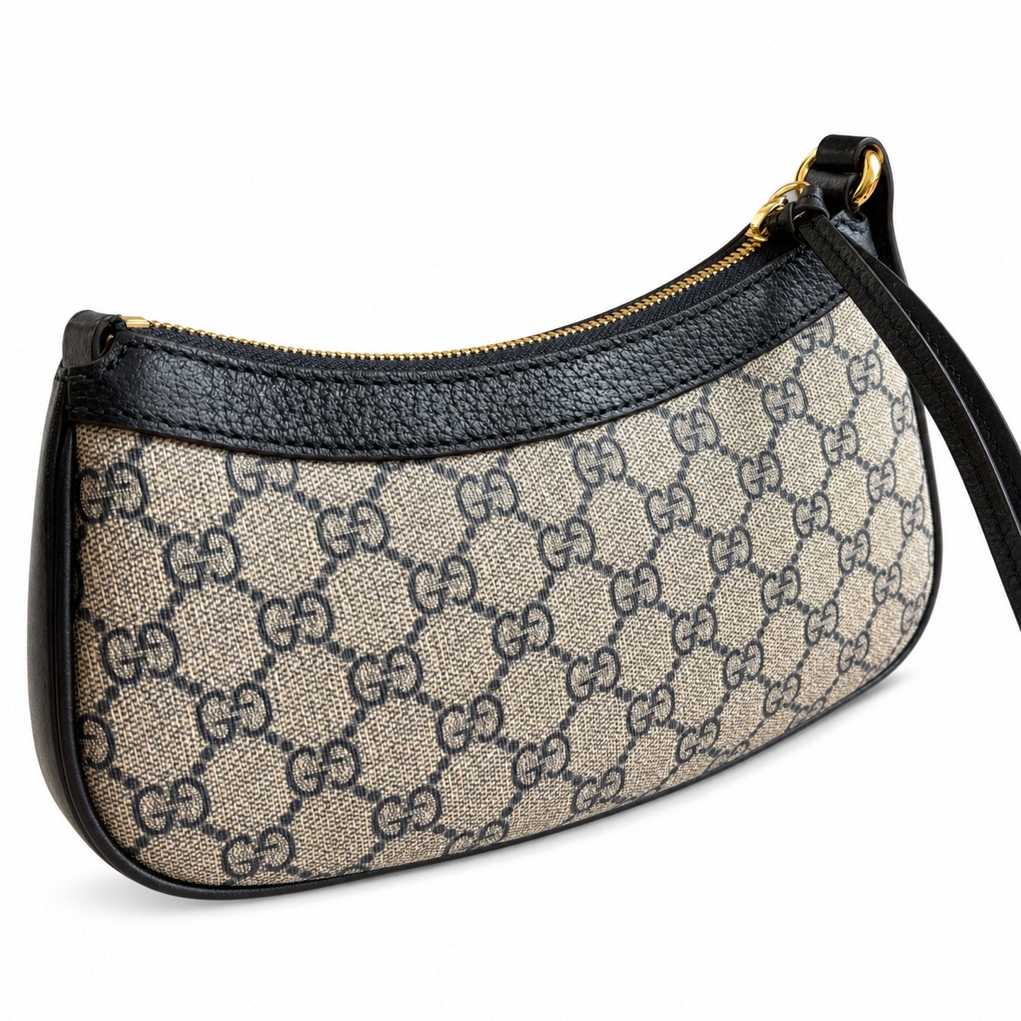Gucci Ophidia Supreme Small Canvas Leather Beige Brown Blue Charm
