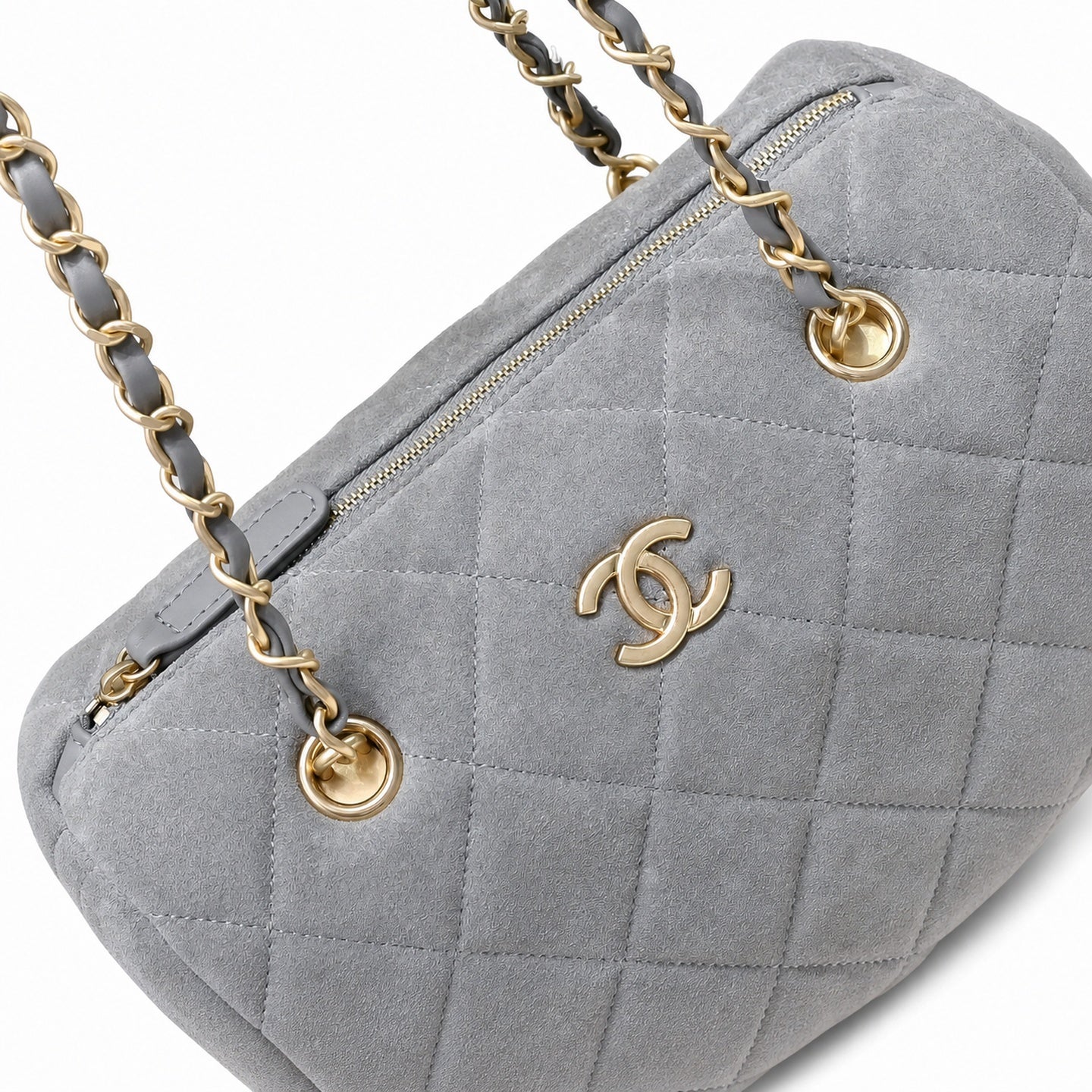 Chanel Small Leather Bowling Bag