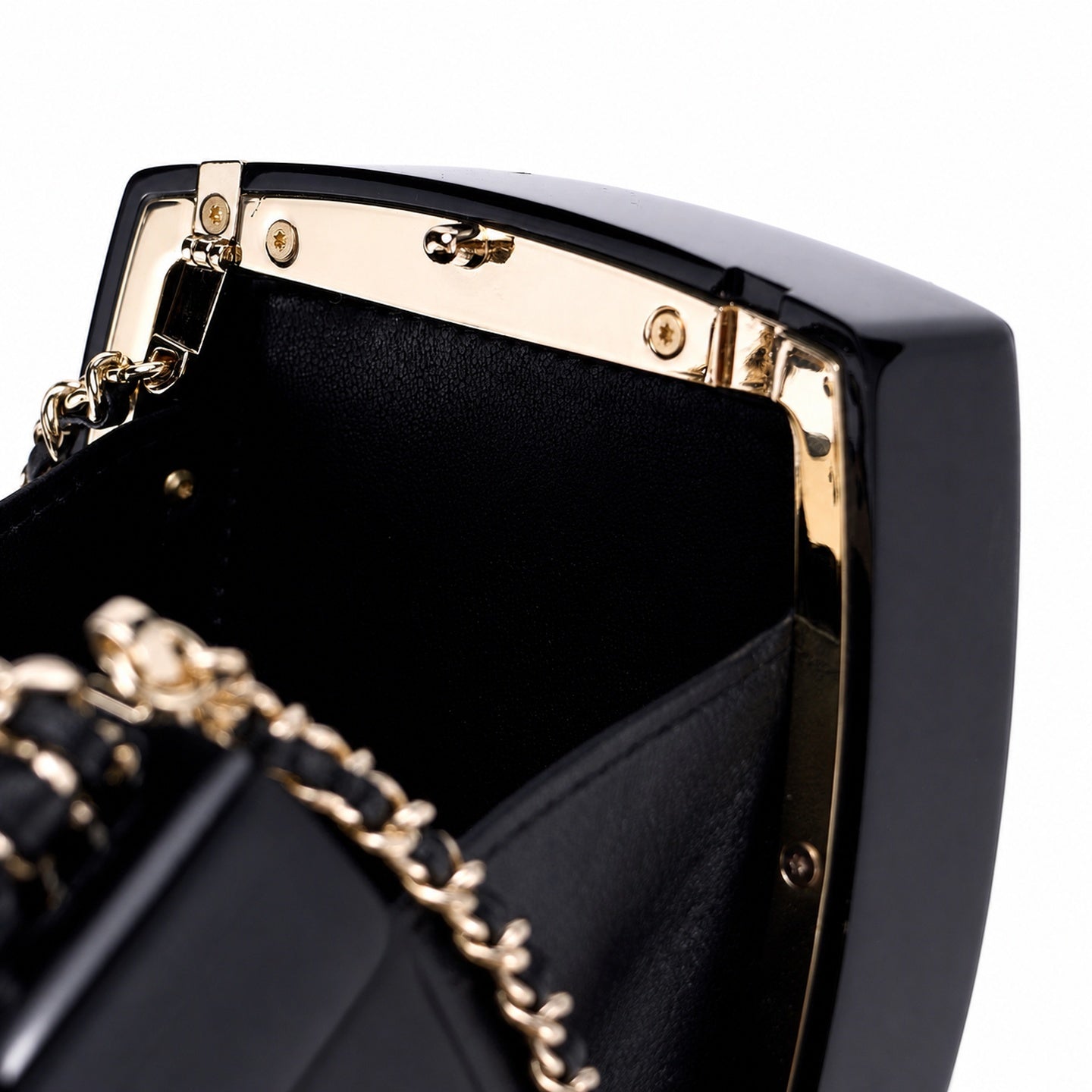 Chanel 25 Large Leather Gray Chain Bag