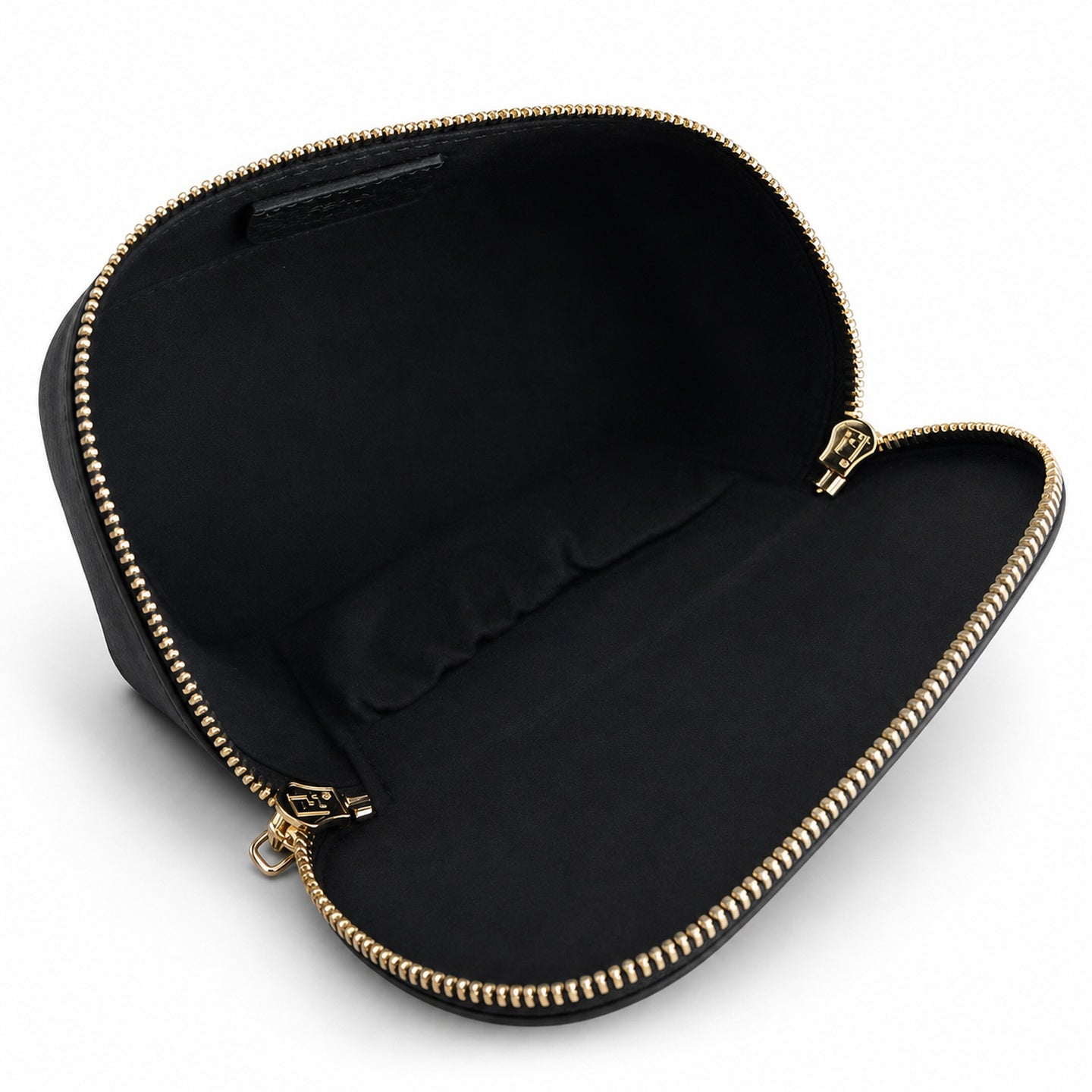Fendi Mini Leather Black Gold Vanity Bag